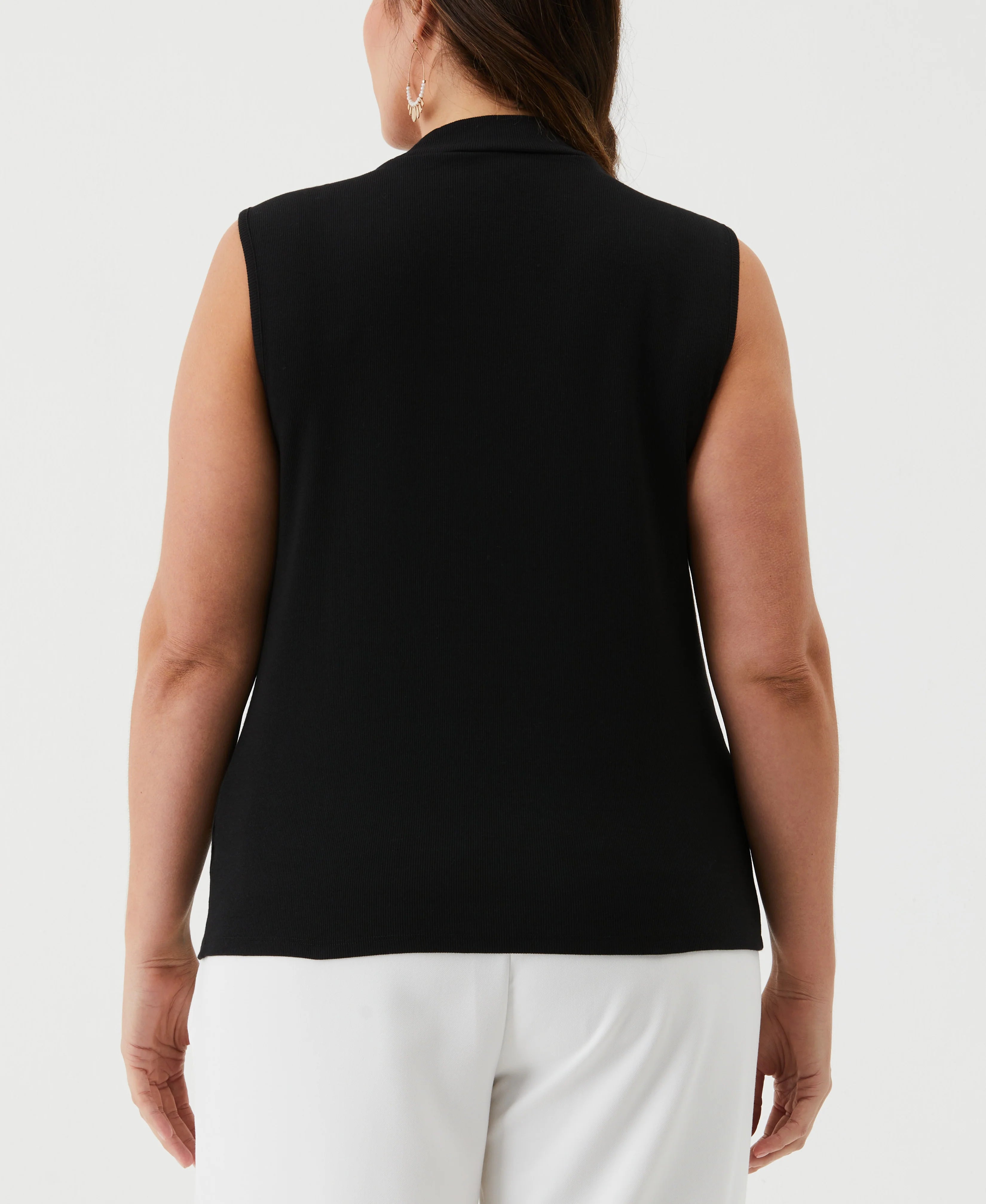 Plus Size Cutout Ribbed Tank Top