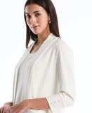 Ottoman Knit Cardigan Sweater
