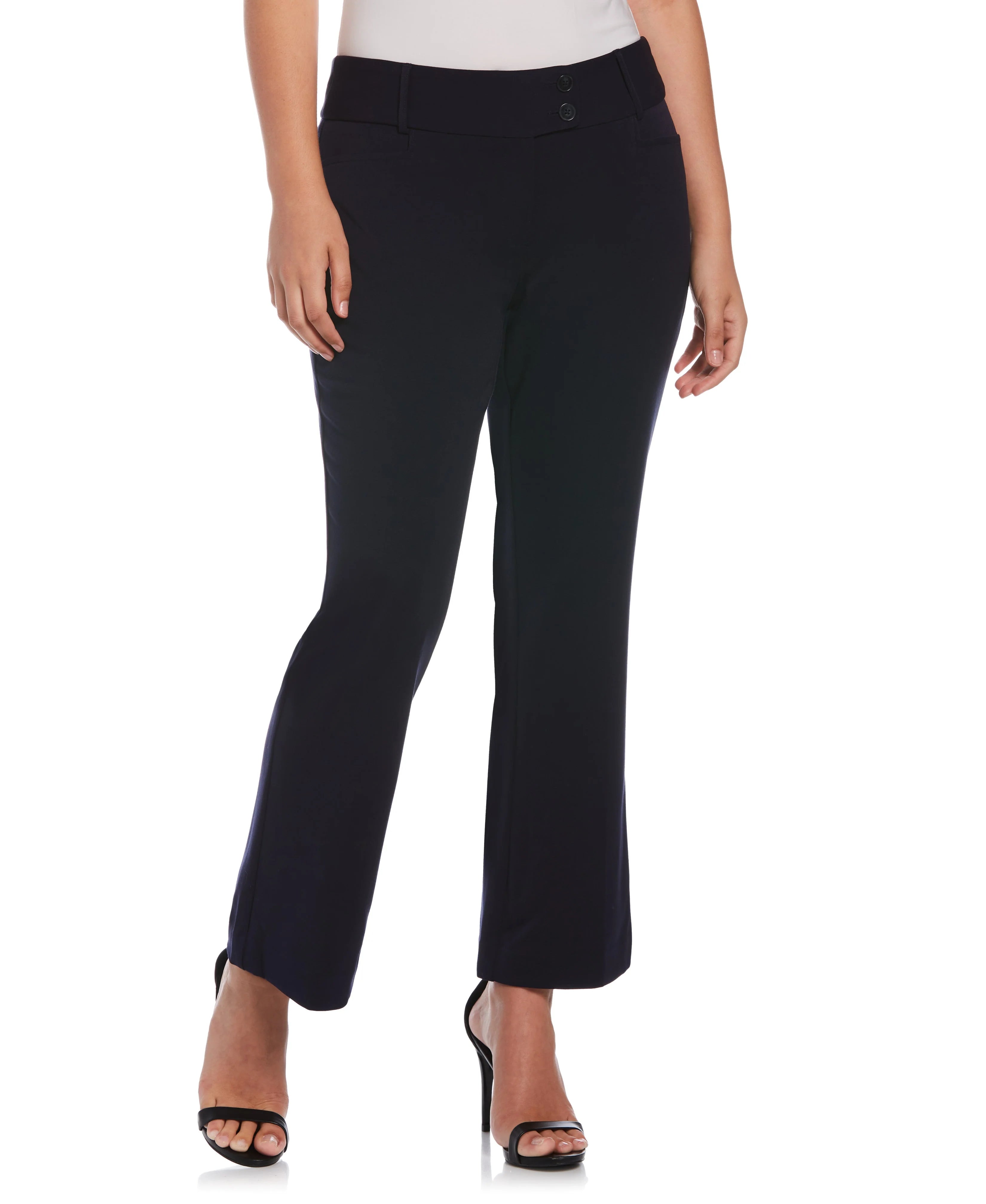Gabardine Bootcut Pant Short Curvy Fit 29 inseam