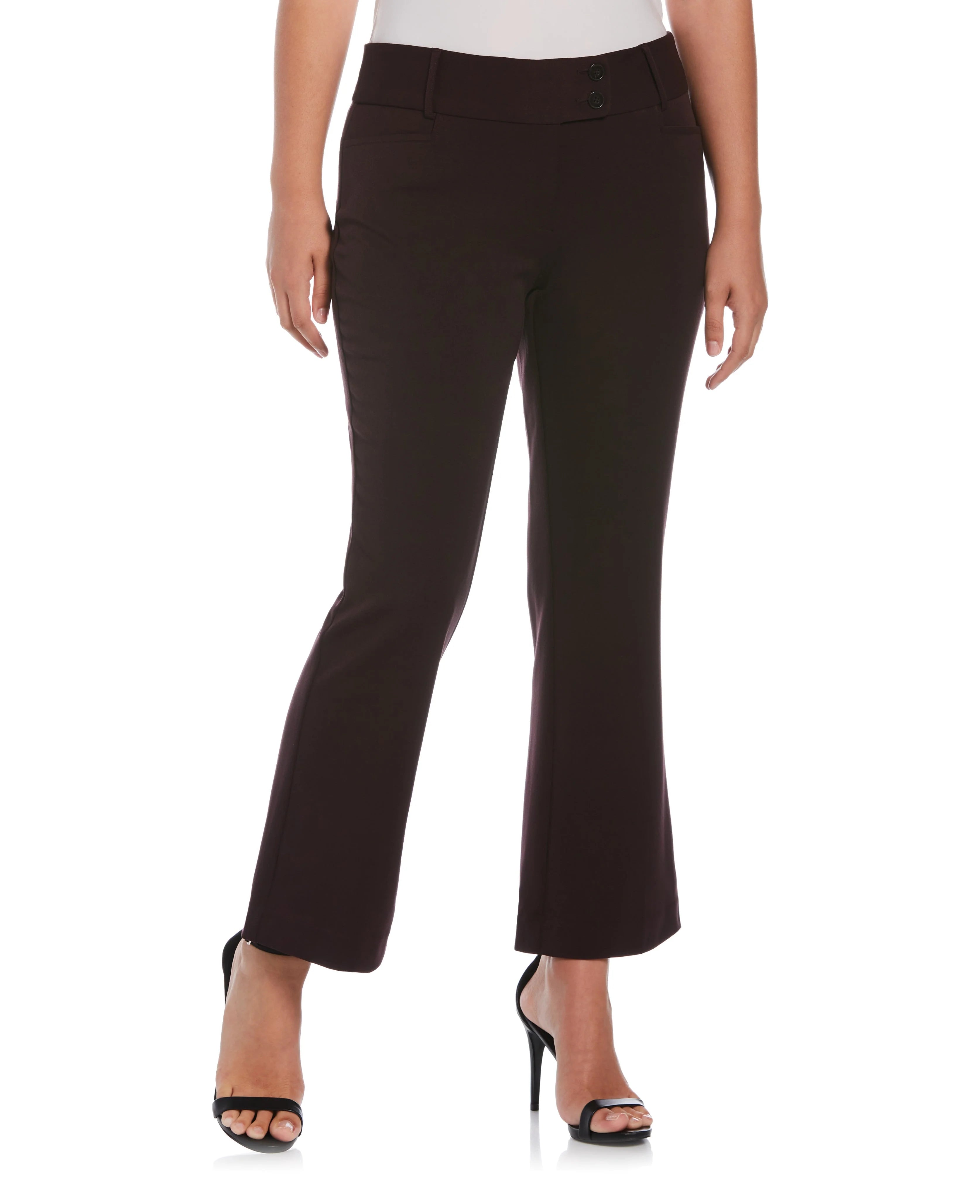 Gabardine Bootcut Pant Short Curvy Fit 29 inseam