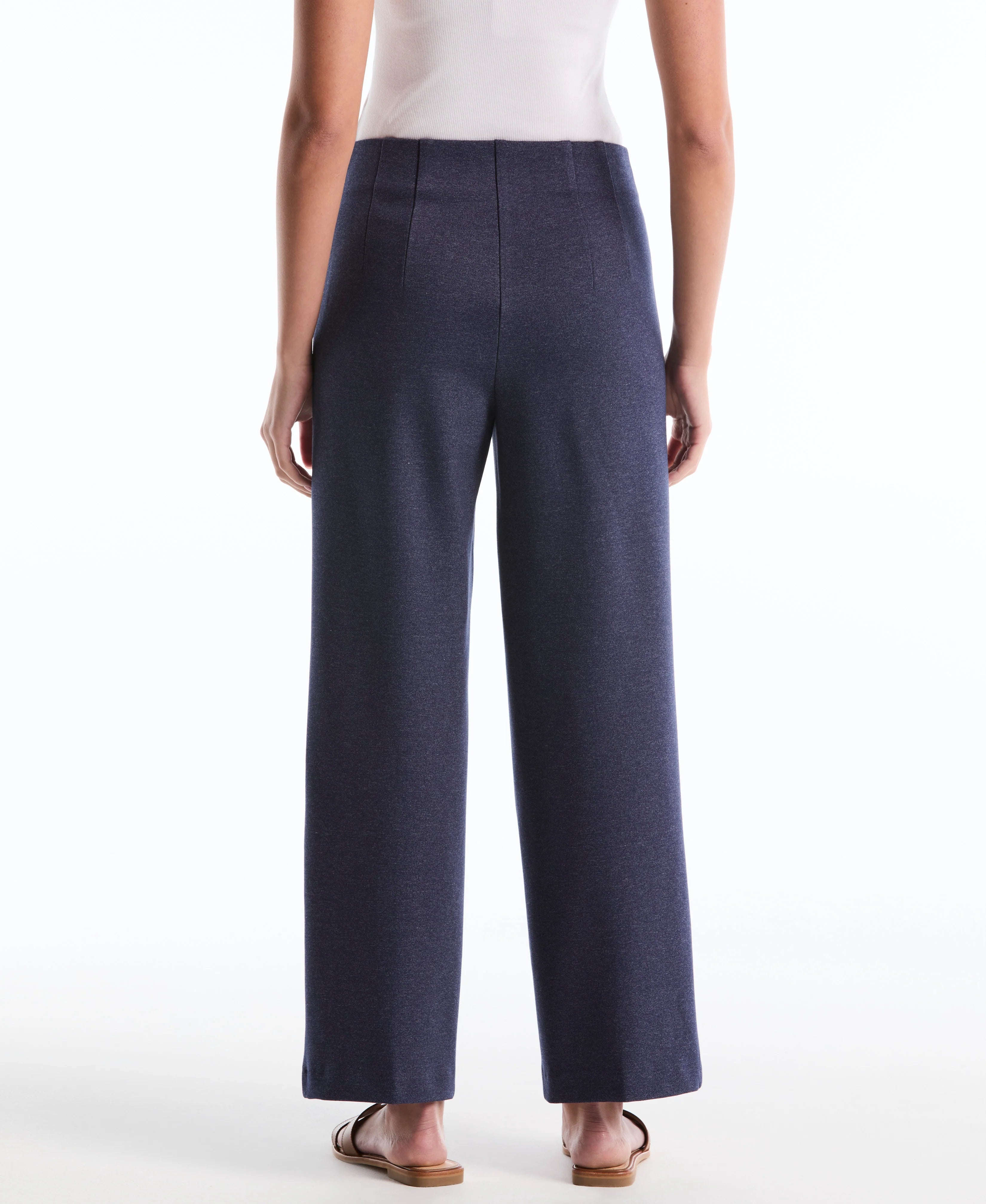 Indigo Denim Wide Leg Pant
