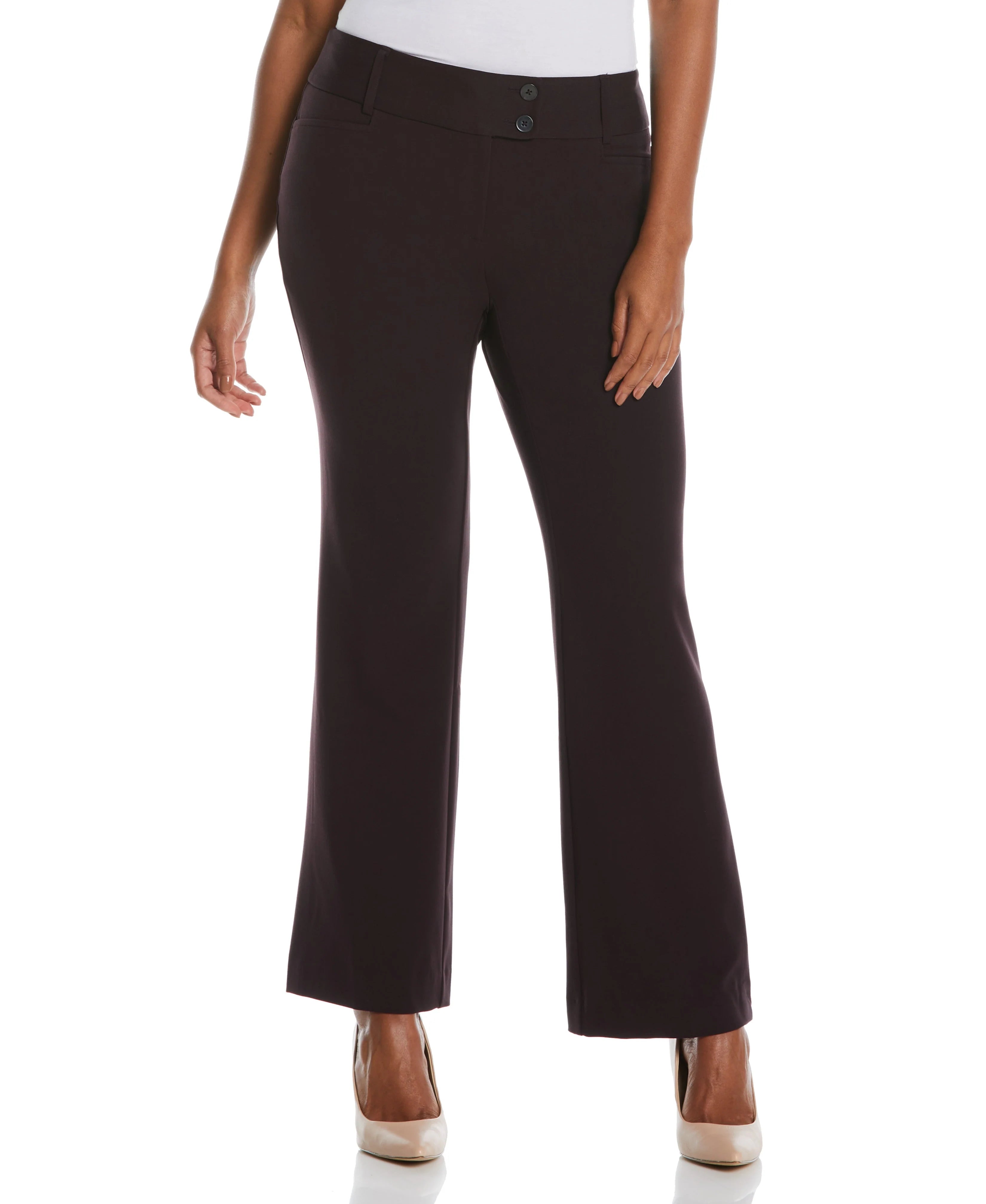 Petite Curvy Fit Boot Cut Pant Curvy Fit 29 inseam