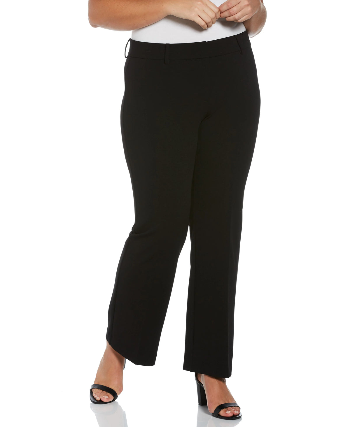 Plus Size Stretch Crepe Pant Classic Fit