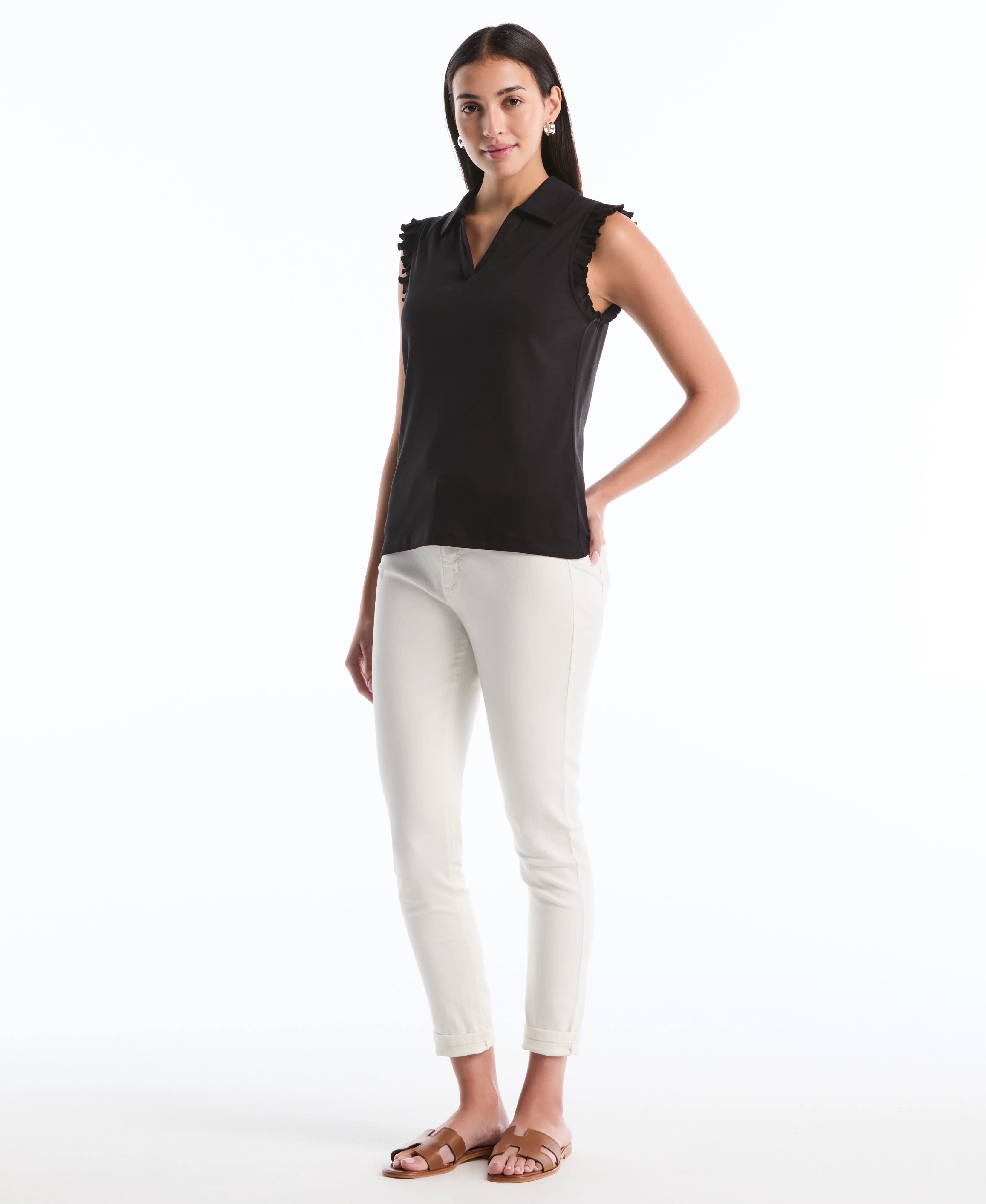 Ruffle Polo