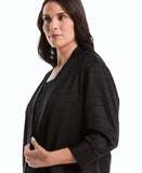 Plus Size Ottoman Knit Cardigan Sweater