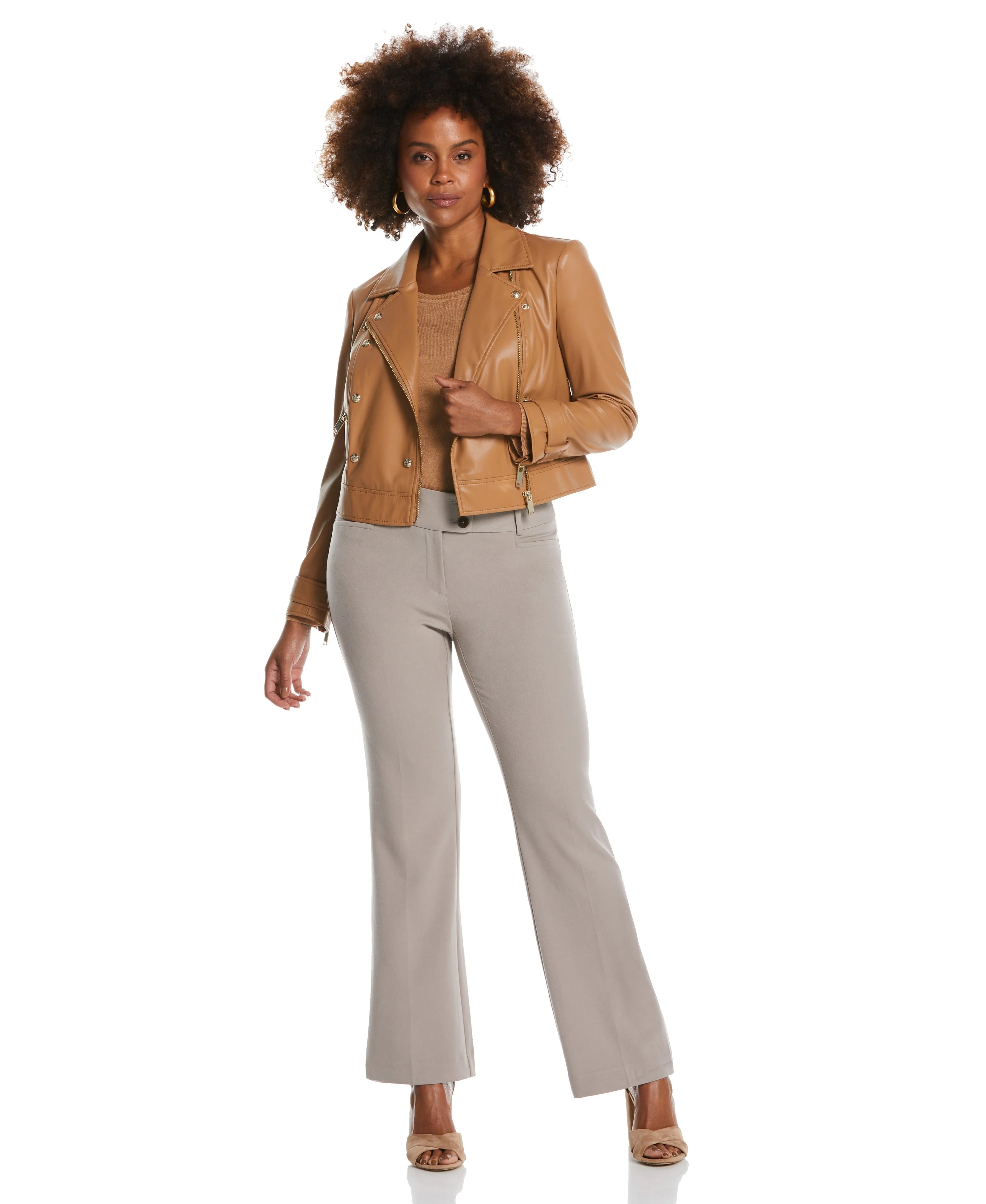 Gabardine Bootcut Pant Curvy Fit