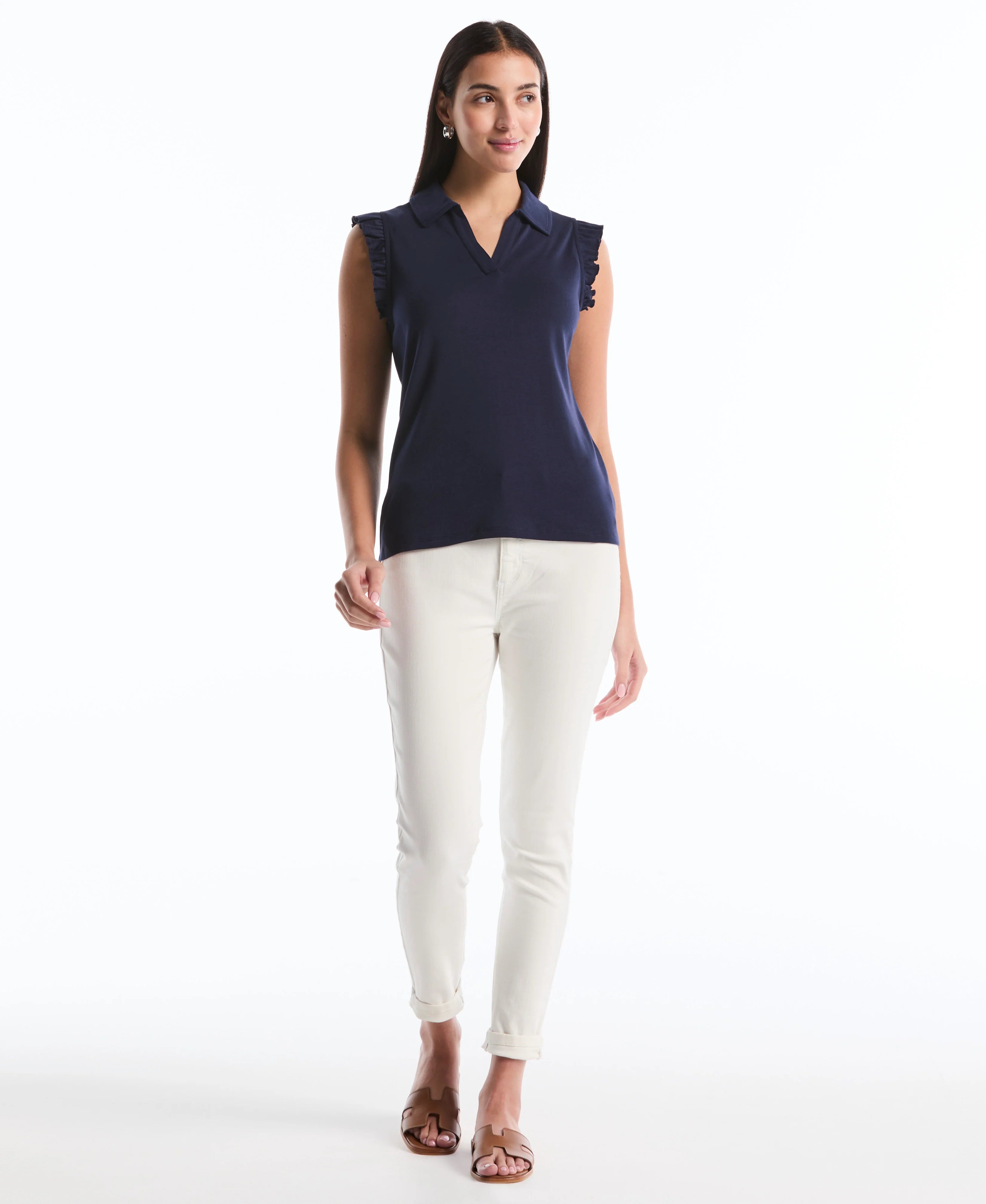 Ruffle Polo
