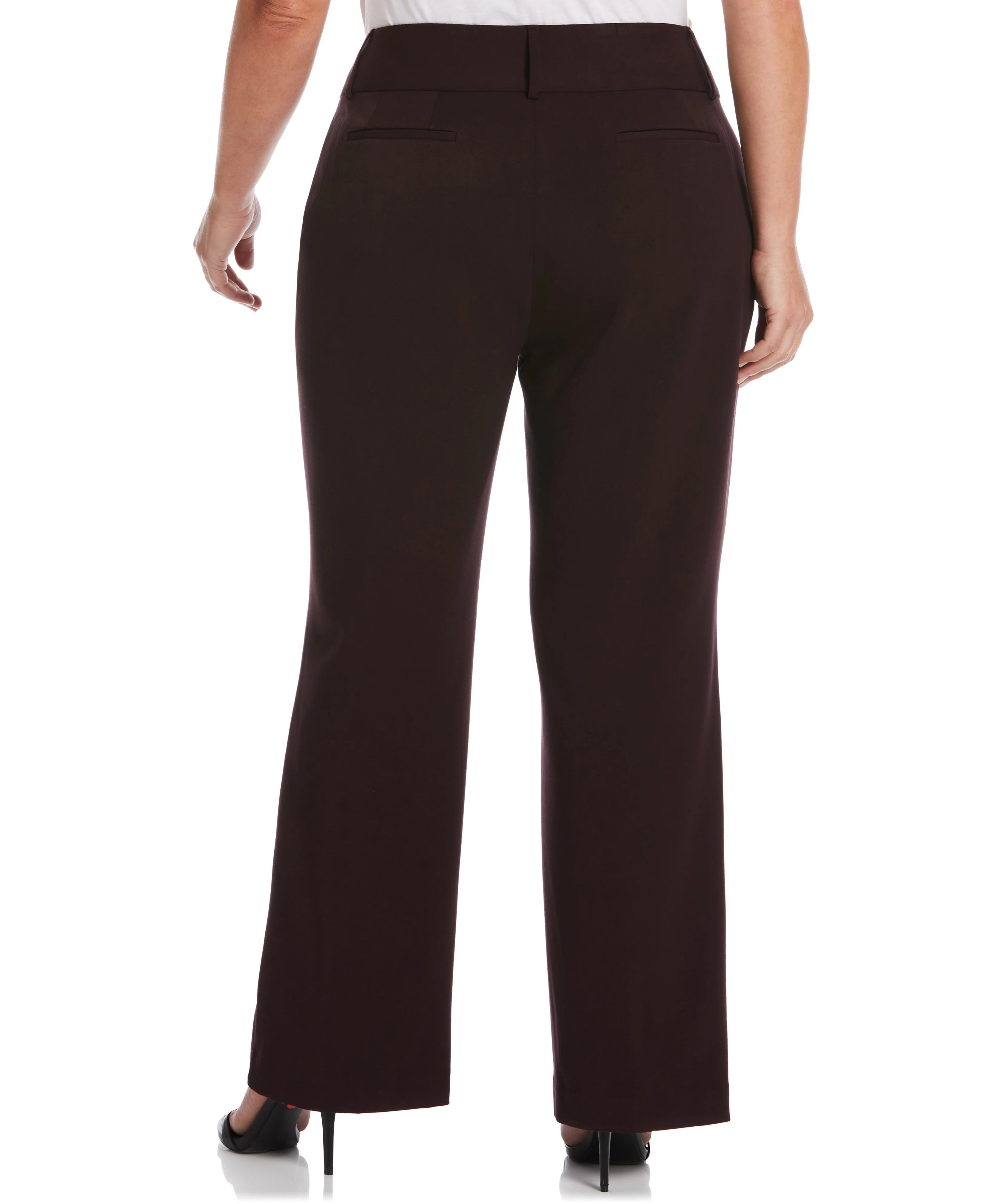 Plus Size Gabardine Bootcut Pant Curvy Fit