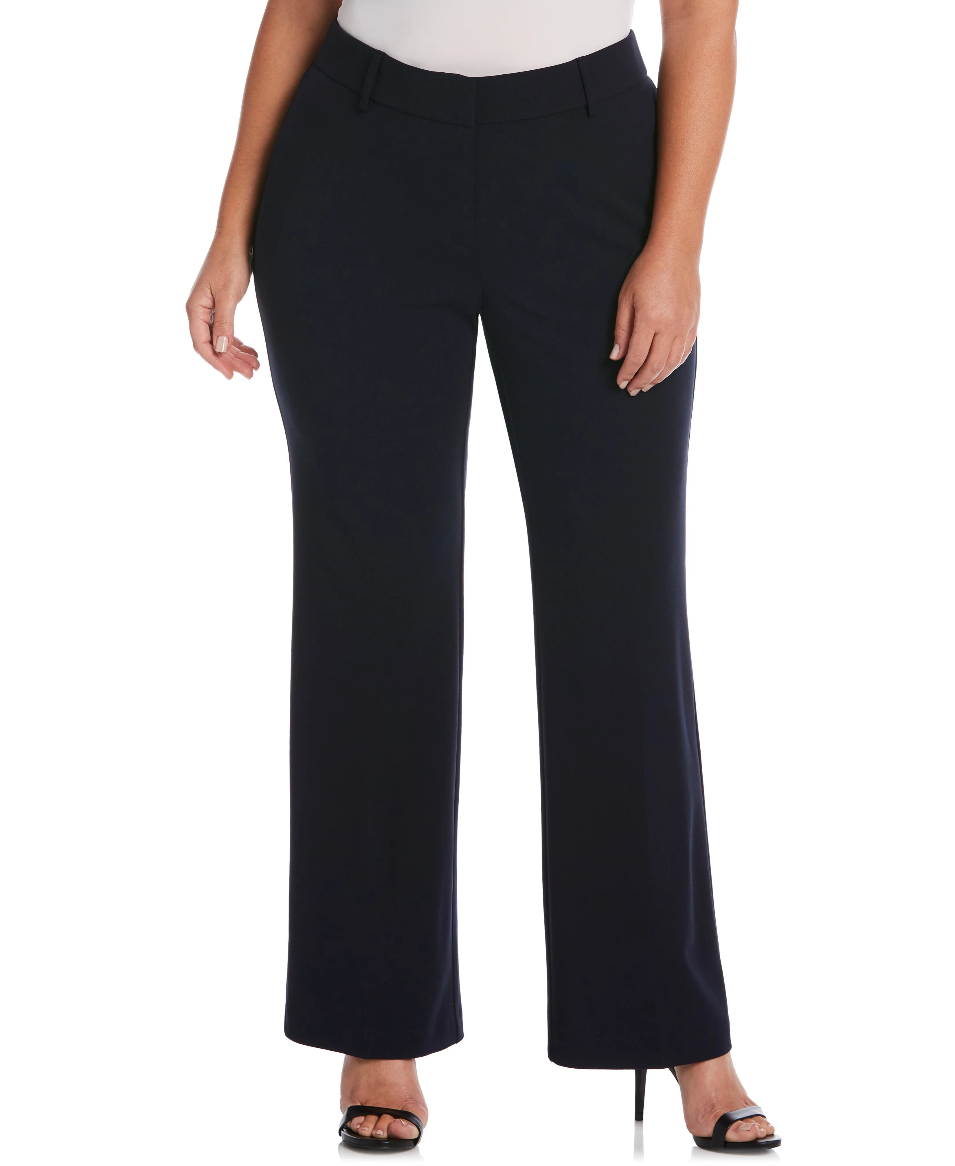Plus Size Stretch Crepe Pant Classic Fit