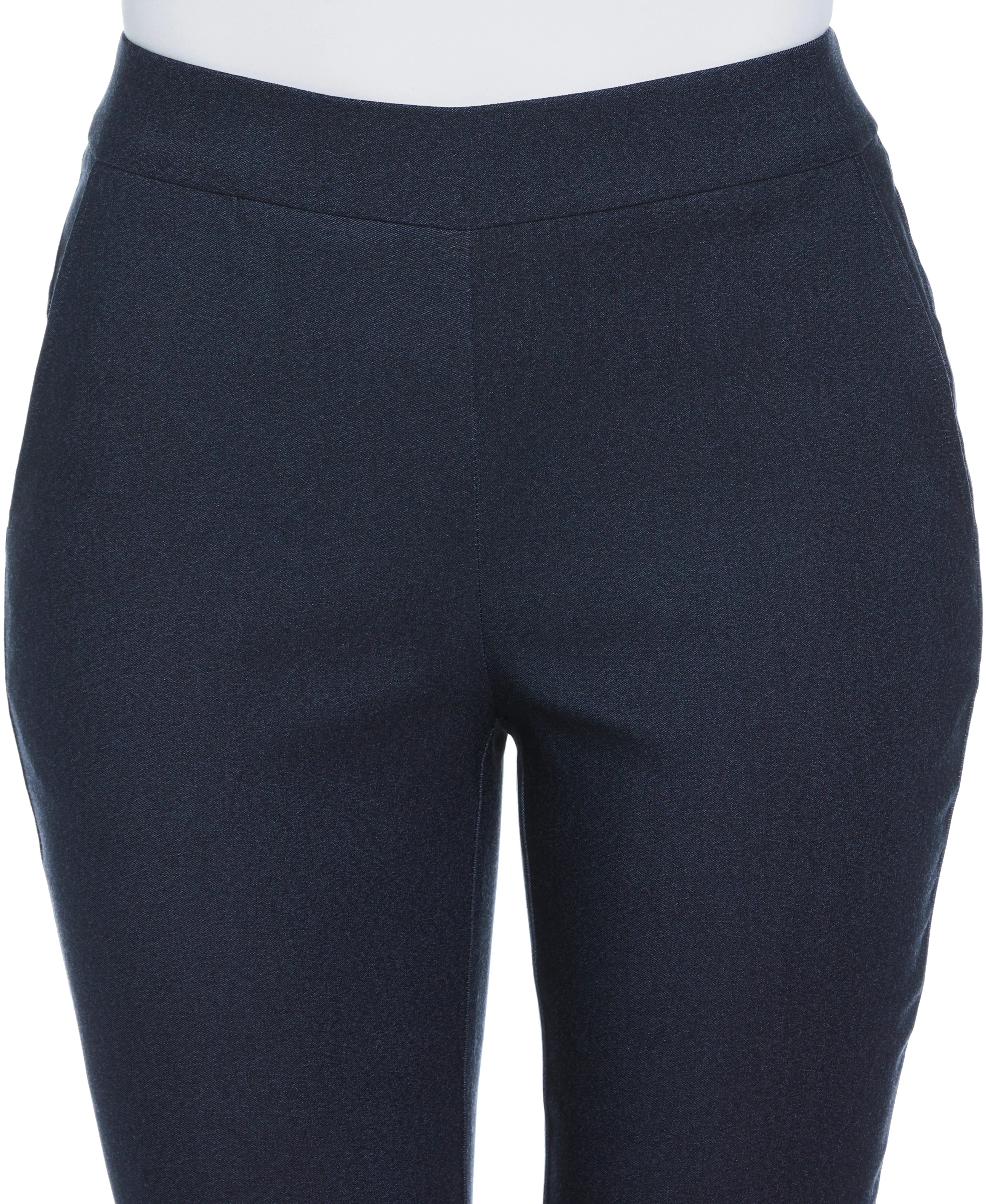 Indigo Rinse Rivet Detail Pull On Capris