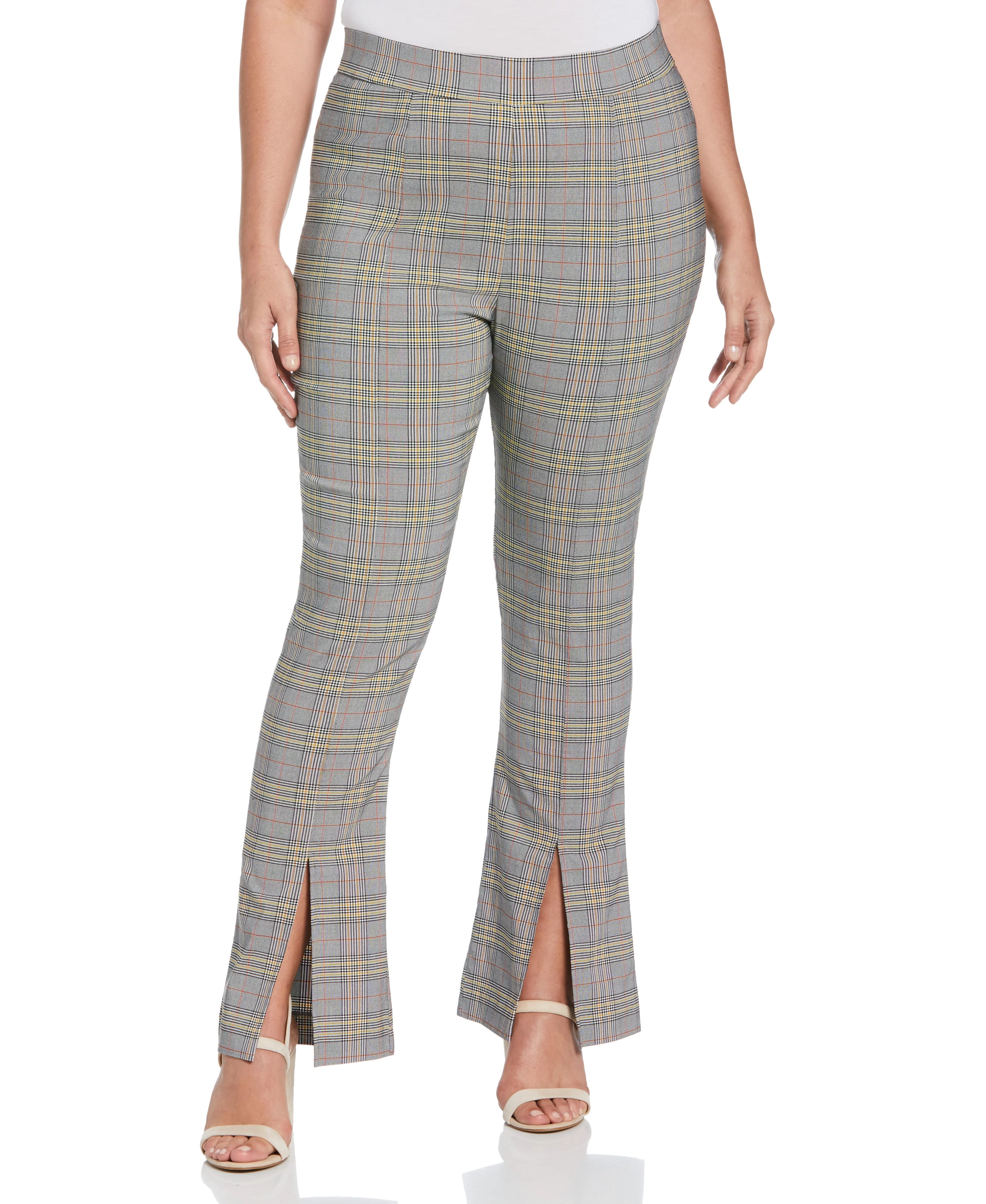 Slit Front Pull On Pant