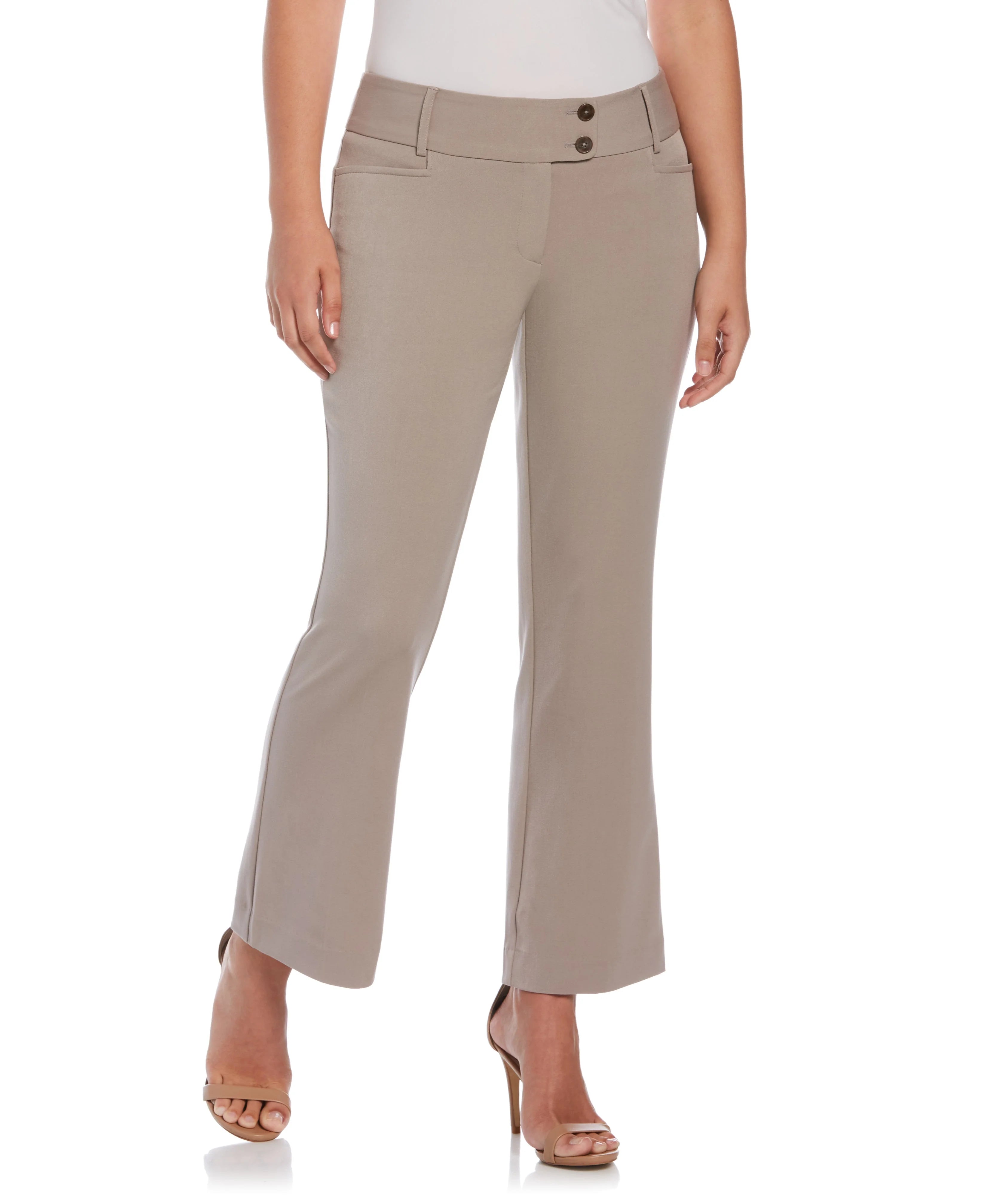 Gabardine Bootcut Pant Short Curvy Fit 29 inseam