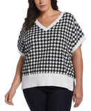 Houndstooth Sweater Vest