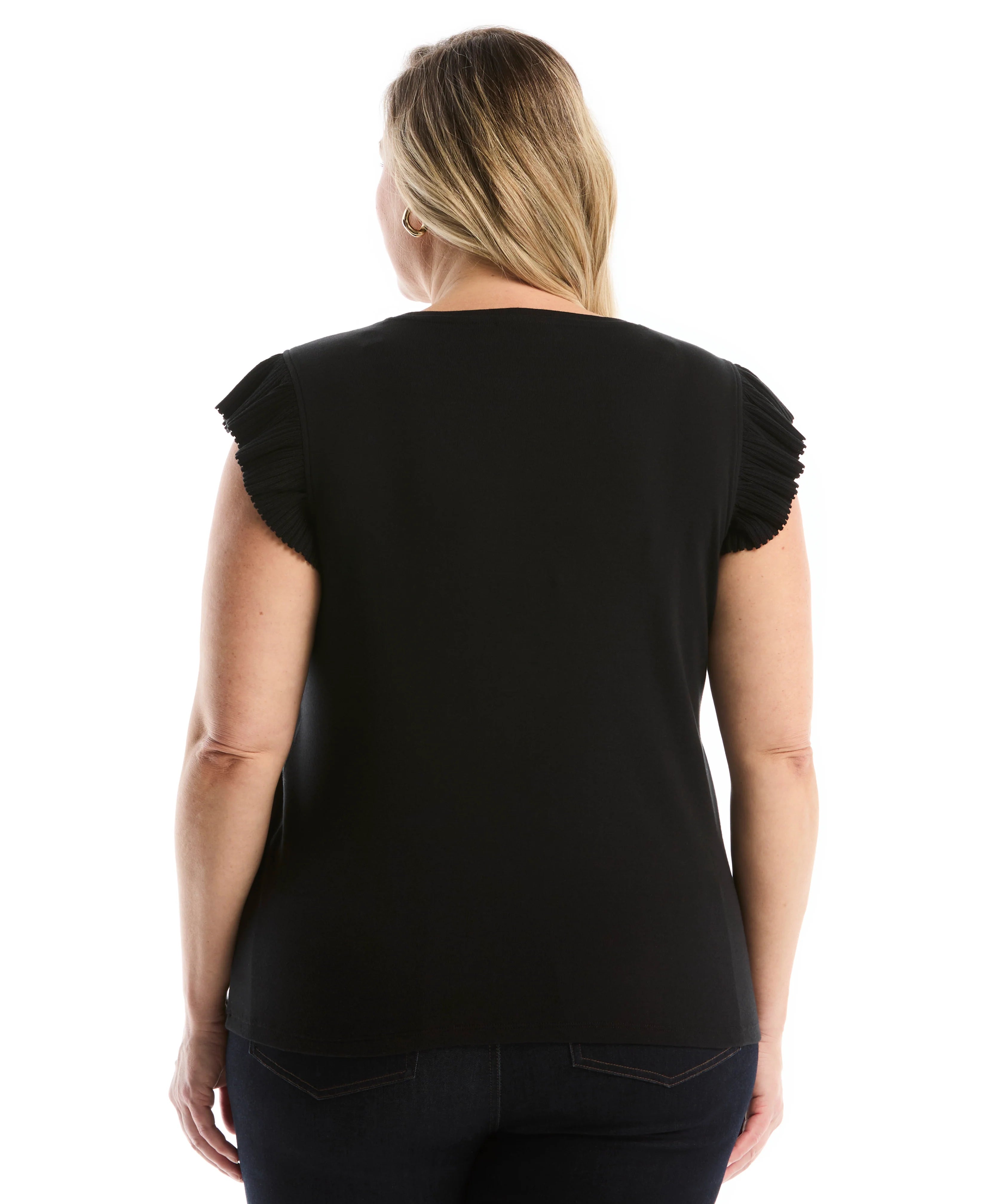 Plus Size Ruffle Top