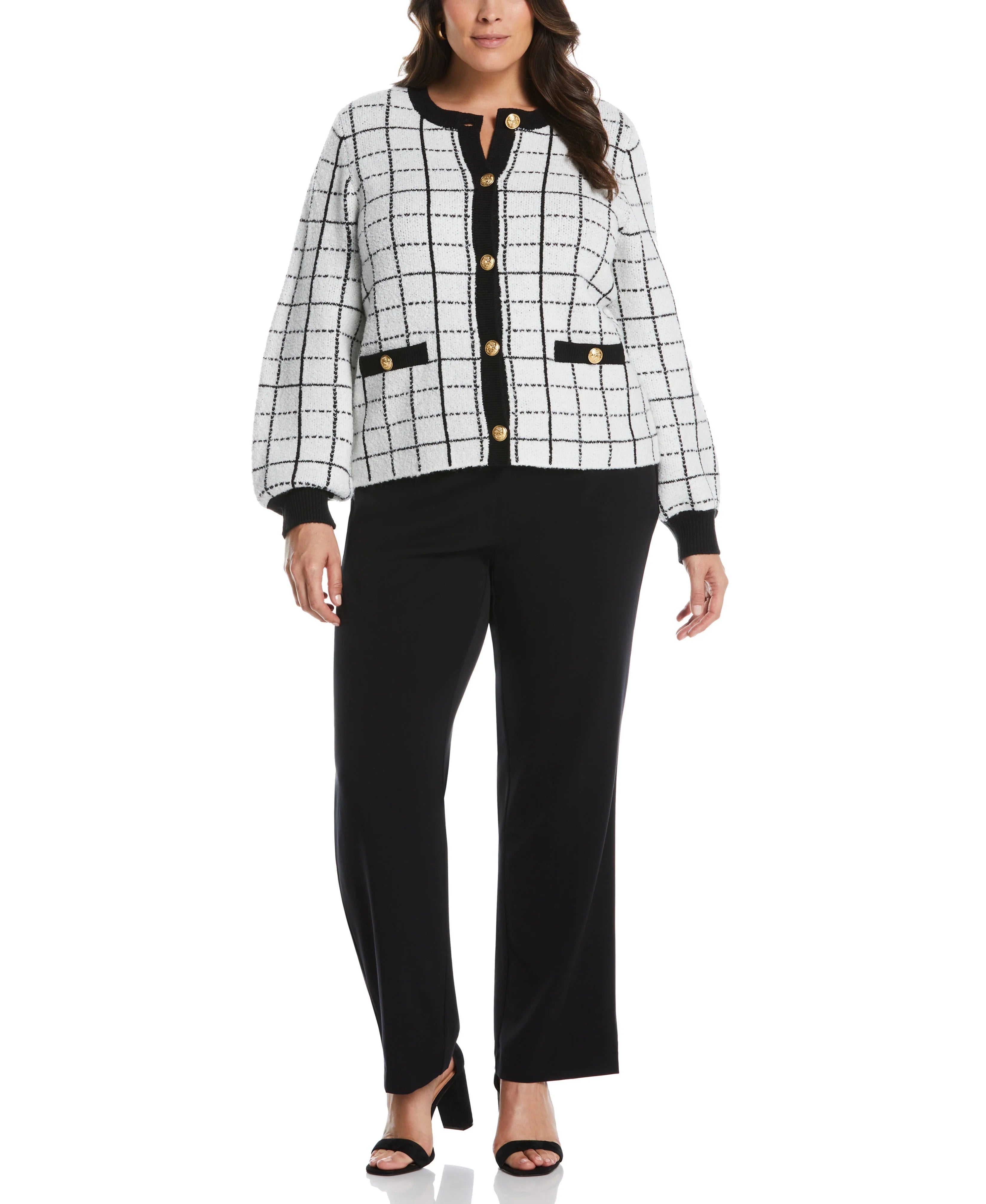 Plus Size Curvy Fit Boot Cut Pant Curvy Fit