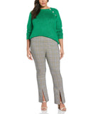 Slit Front Pull On Pant