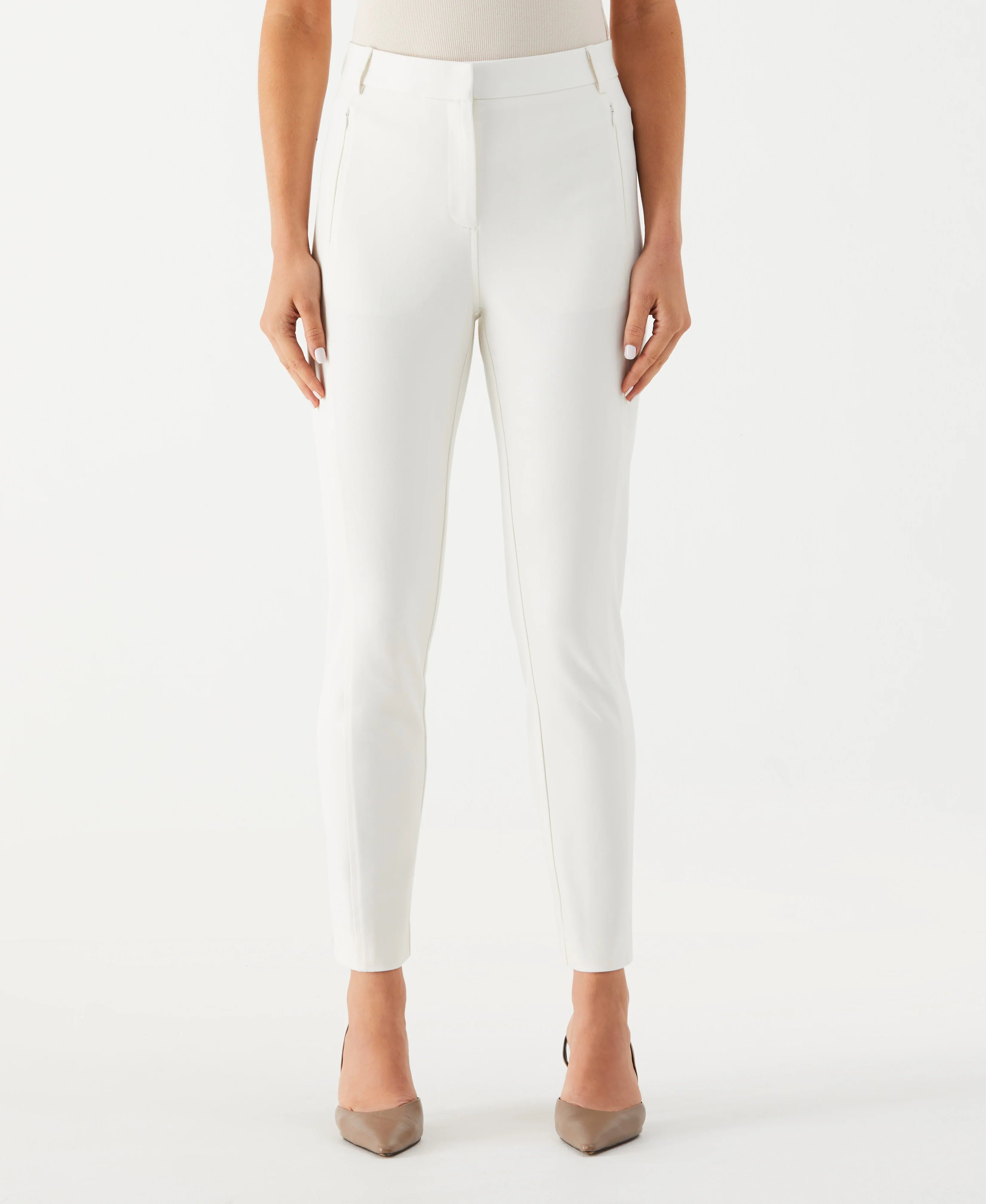 Petite Seamed Ankle Pant
