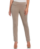Petite Ponte Knit Slim Leg Pant Comfort Fit