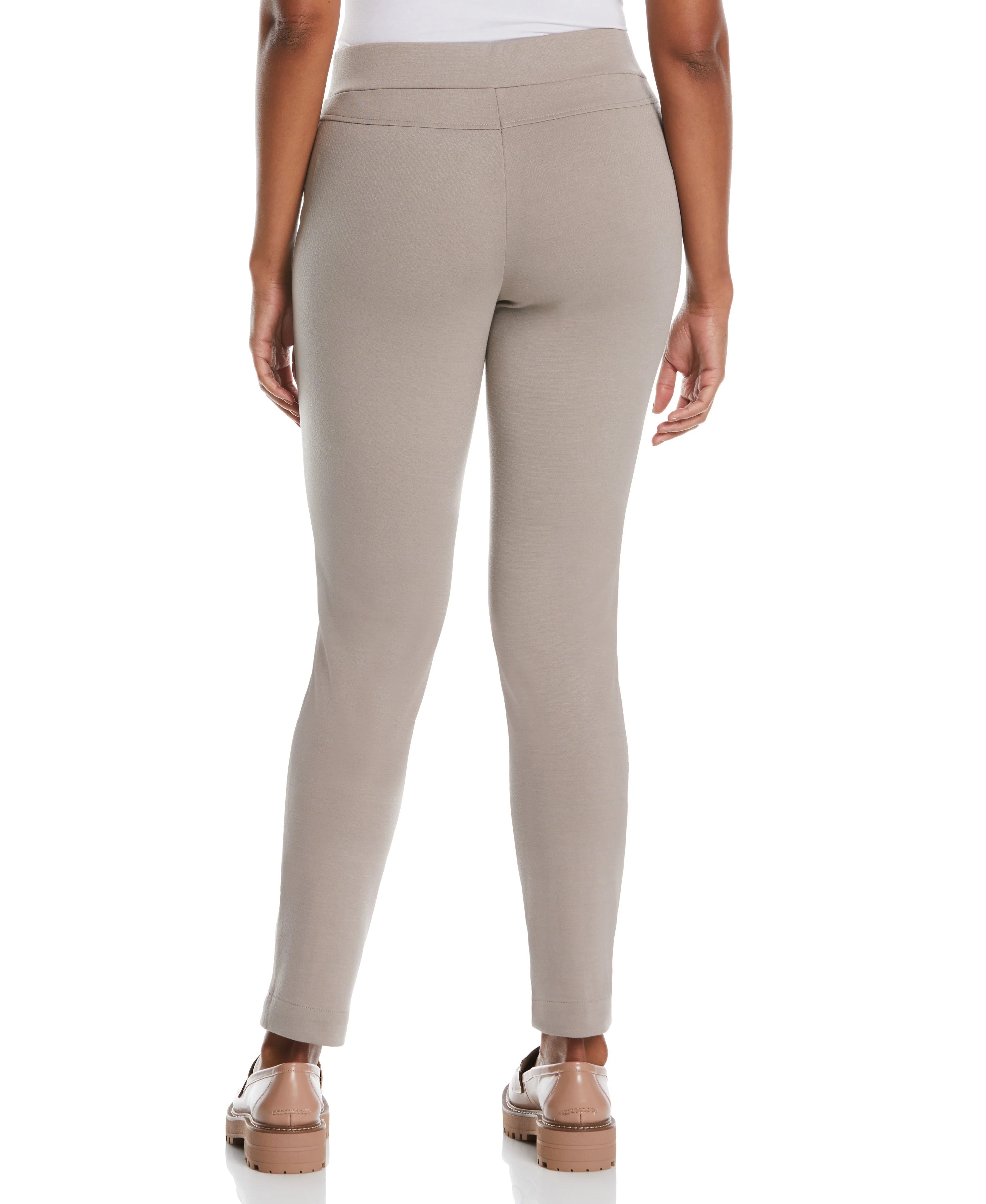 Ponte Knit Slim Leg Pant Comfort Fit