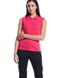 Petite Ruffle Trim Polo