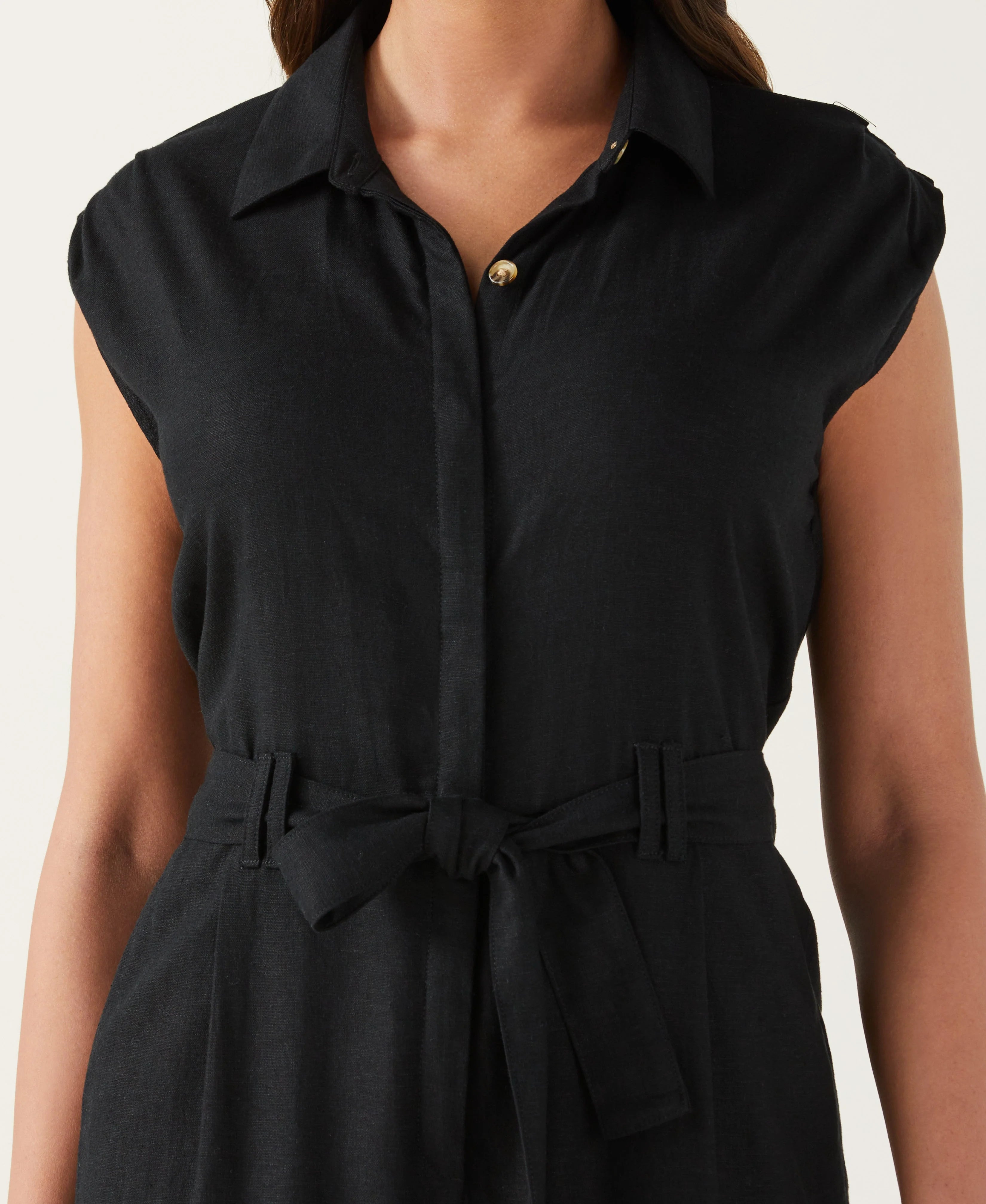 Linen Blend Jumpsuit