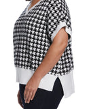 Houndstooth Sweater Vest