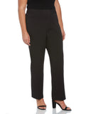Plus Size Gabardine Straight Leg Pant Curvy Fit