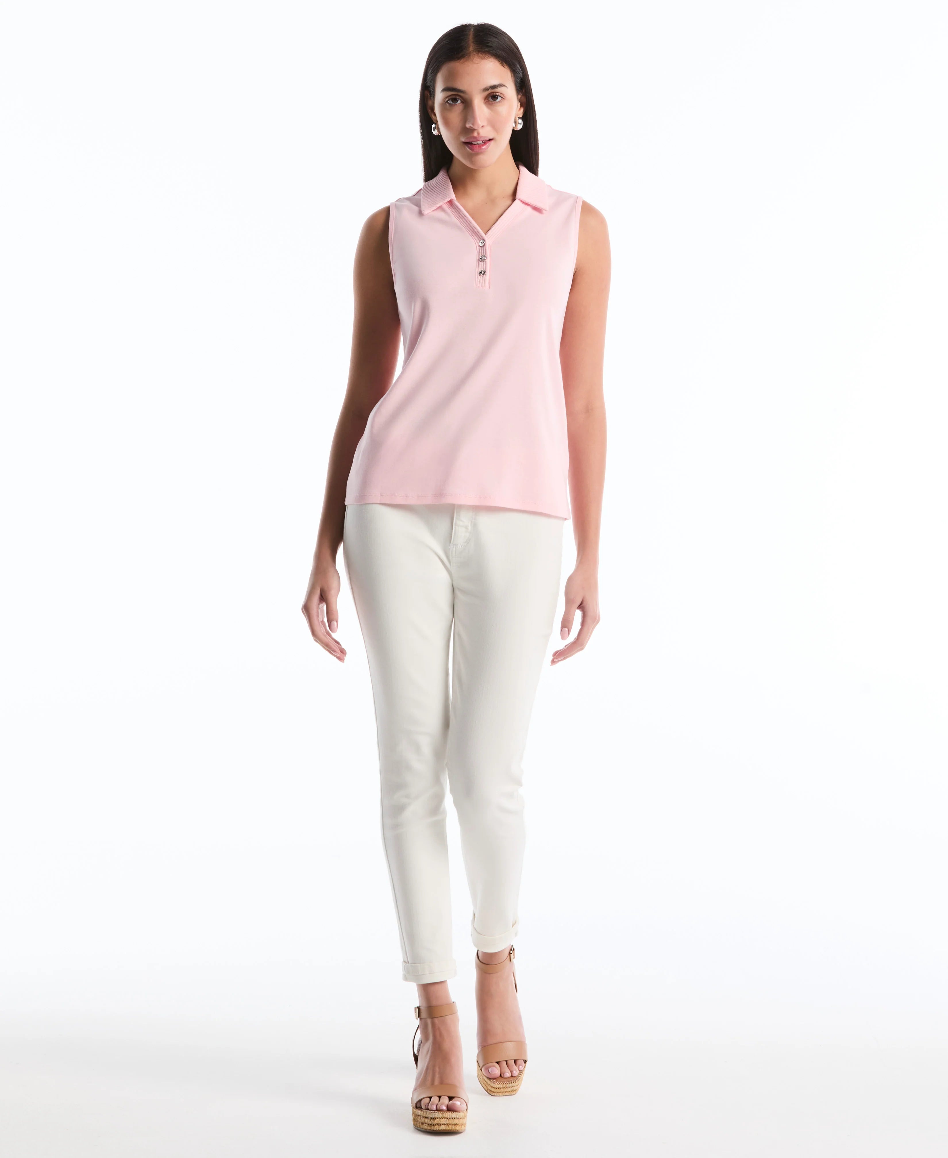 Petite Polo Top
