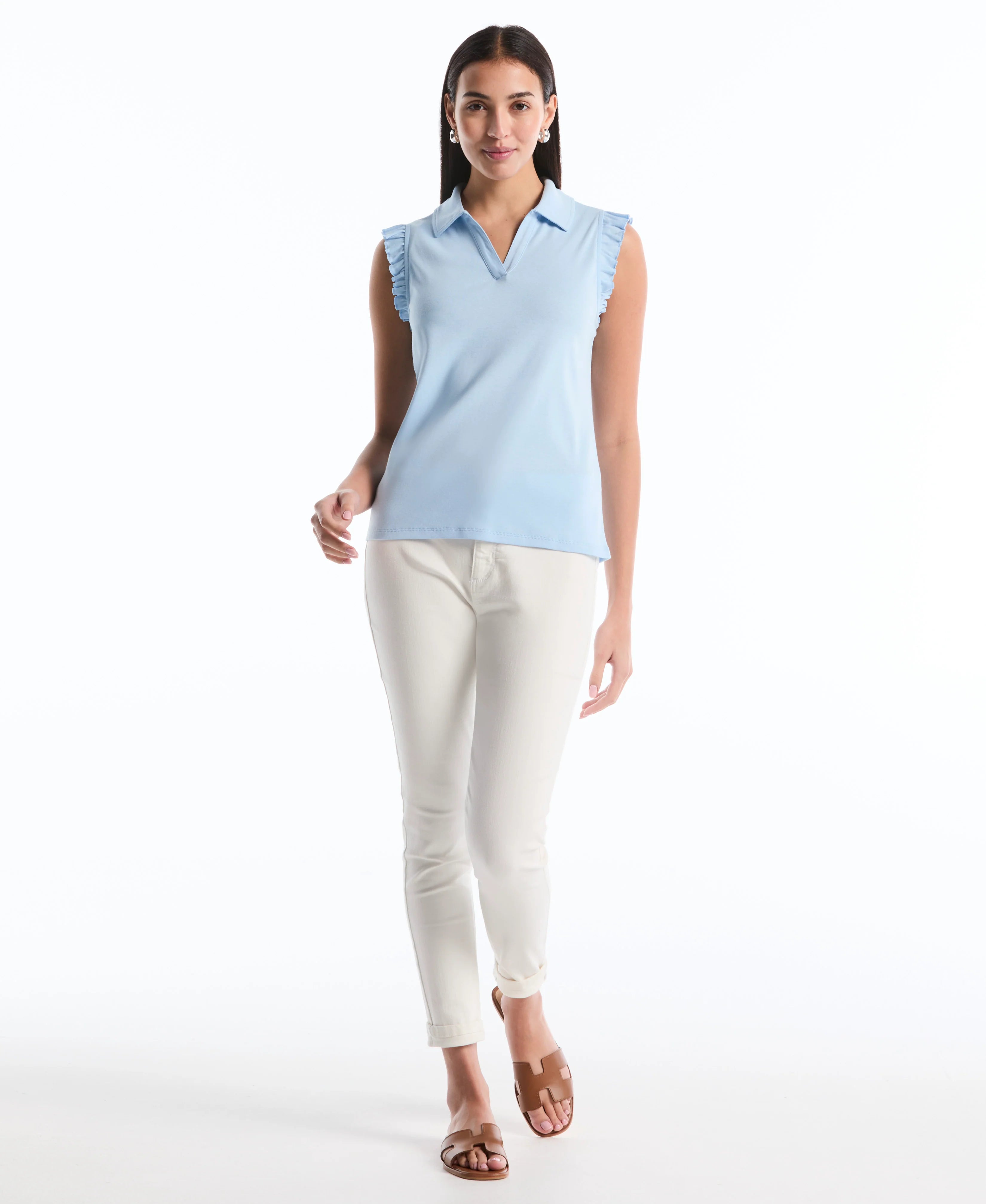 Ruffle Polo
