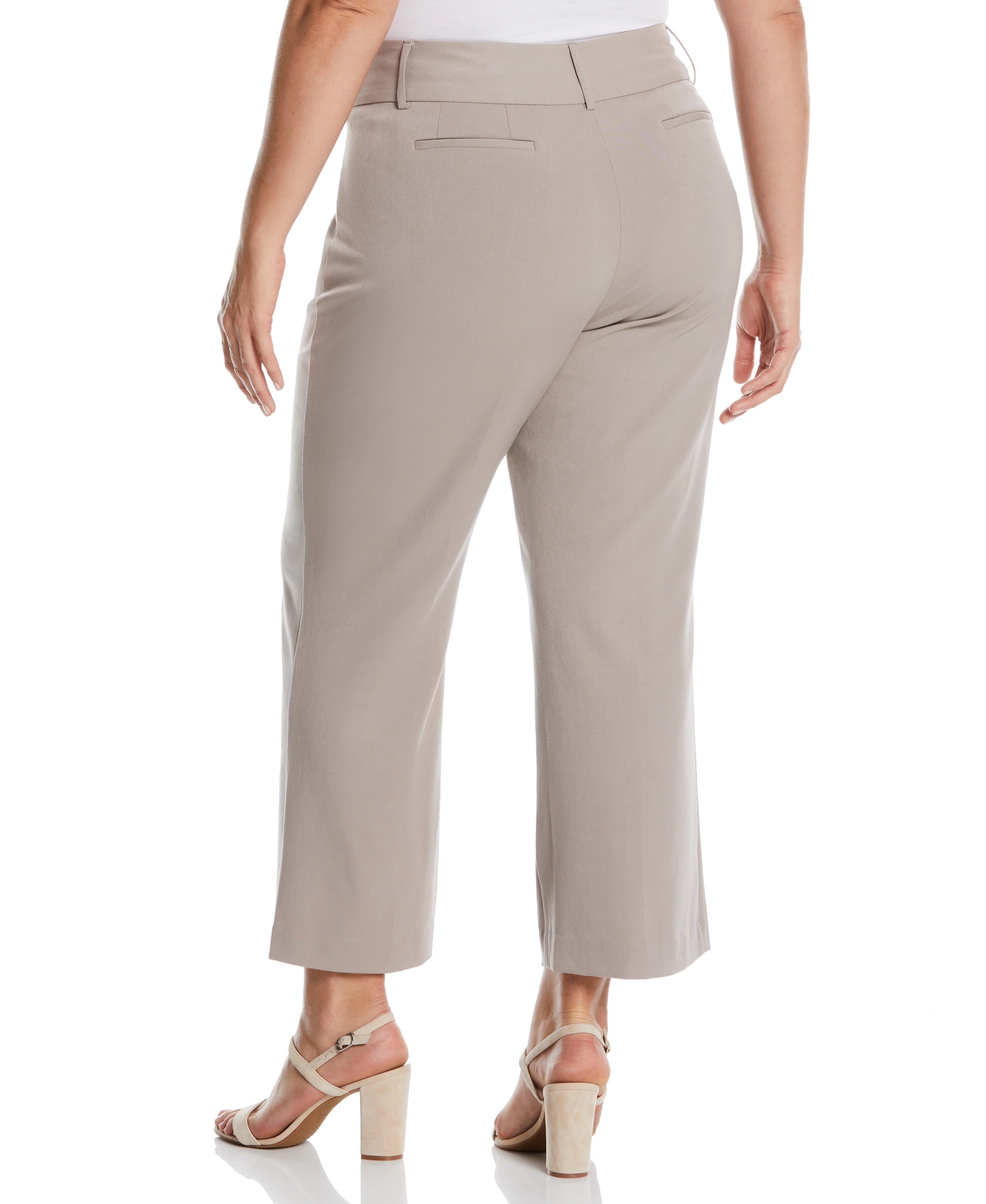 Plus Size Curvy Fit Short Length Boot Cut Pant Curvy Fit