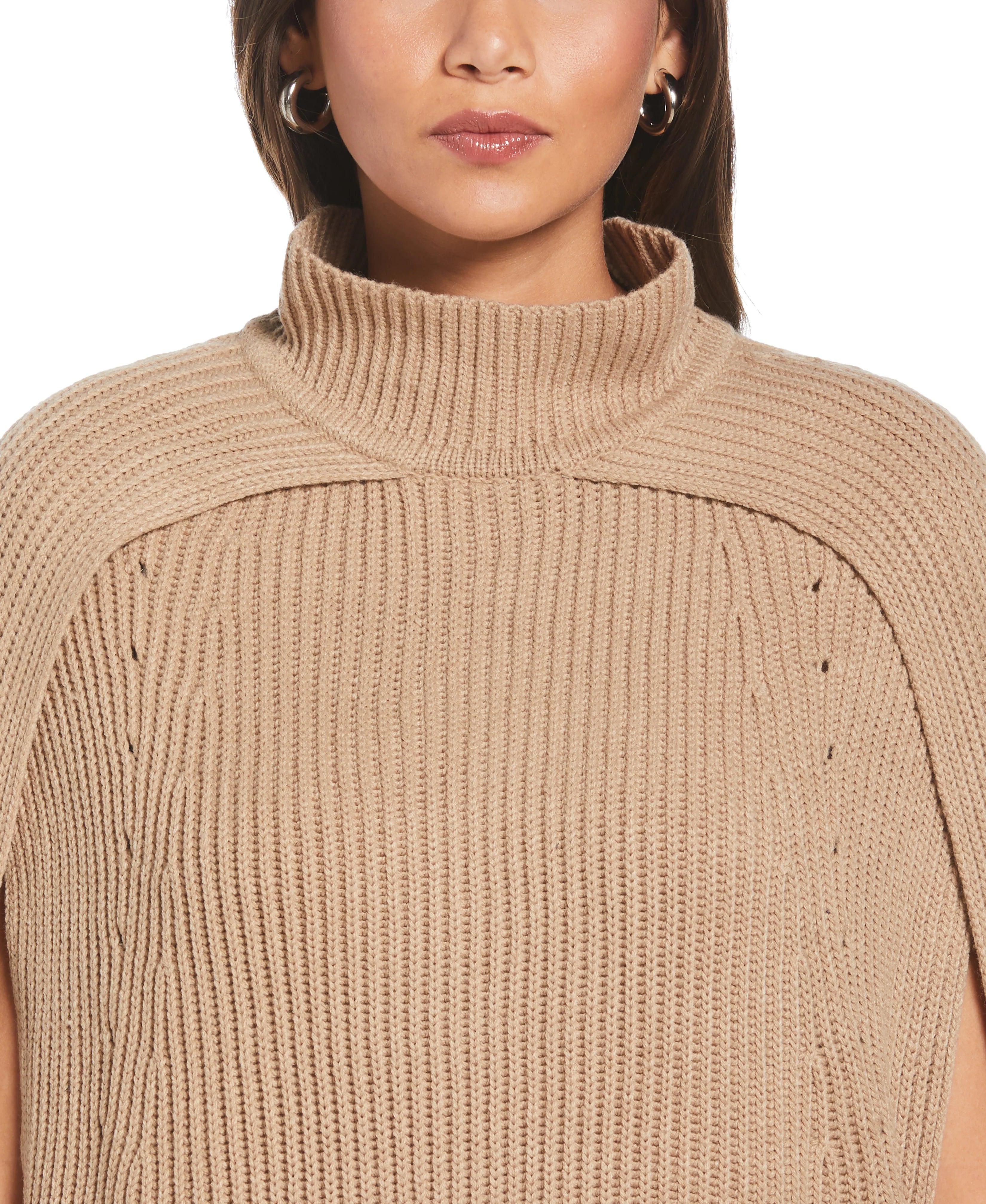 Petite Poncho Sweater