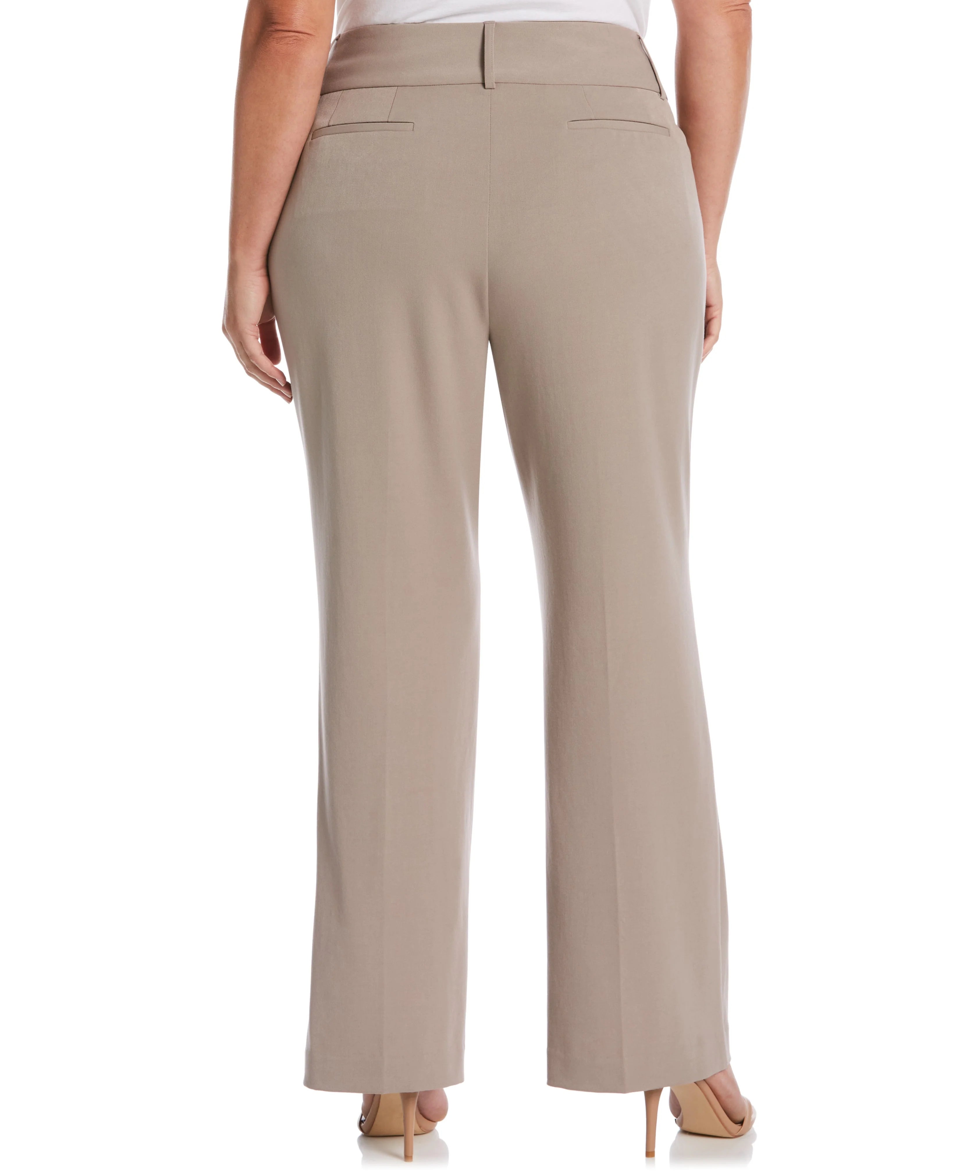 Plus Size Curvy Fit Boot Cut Pant Curvy Fit