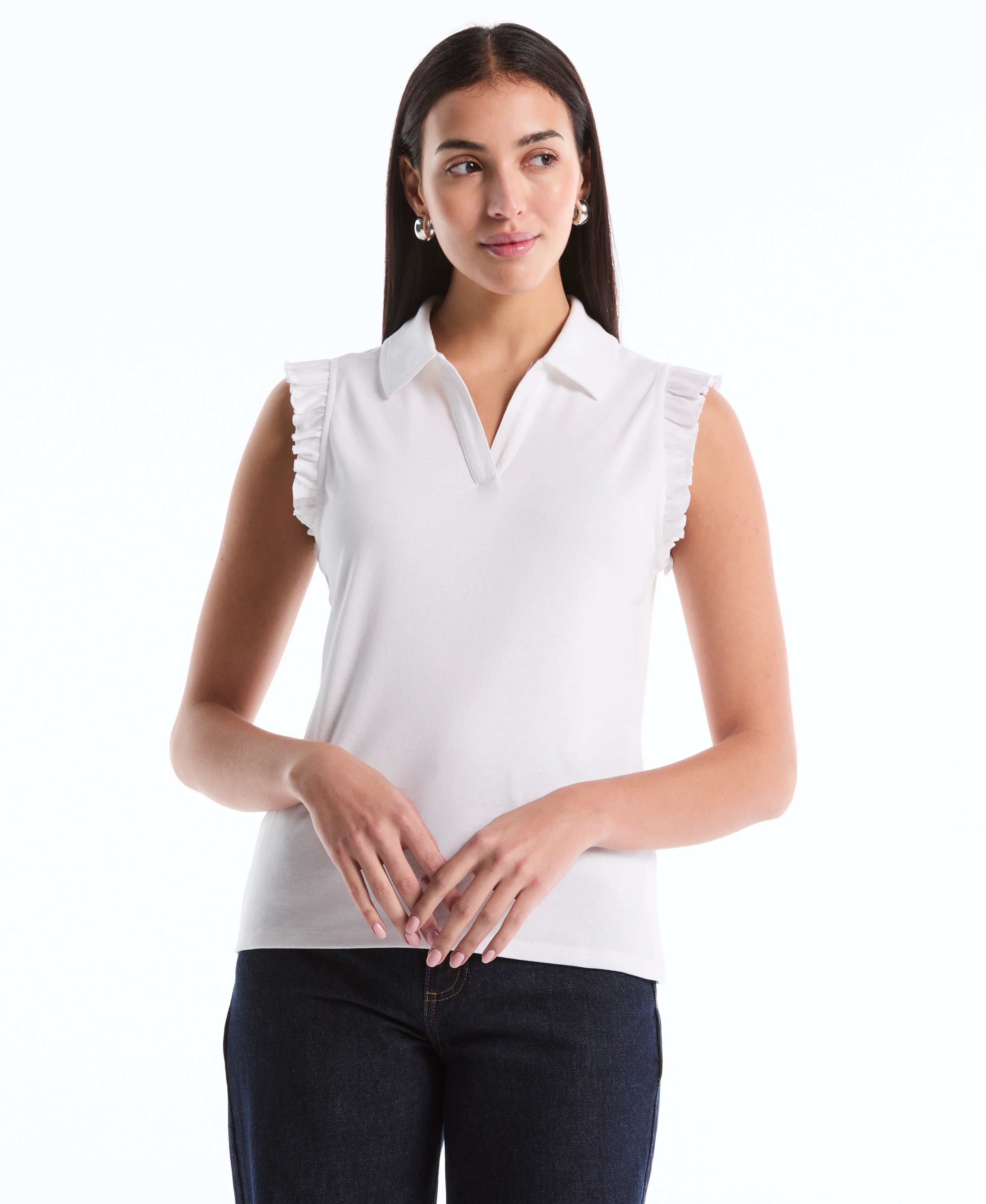 Ruffle Polo