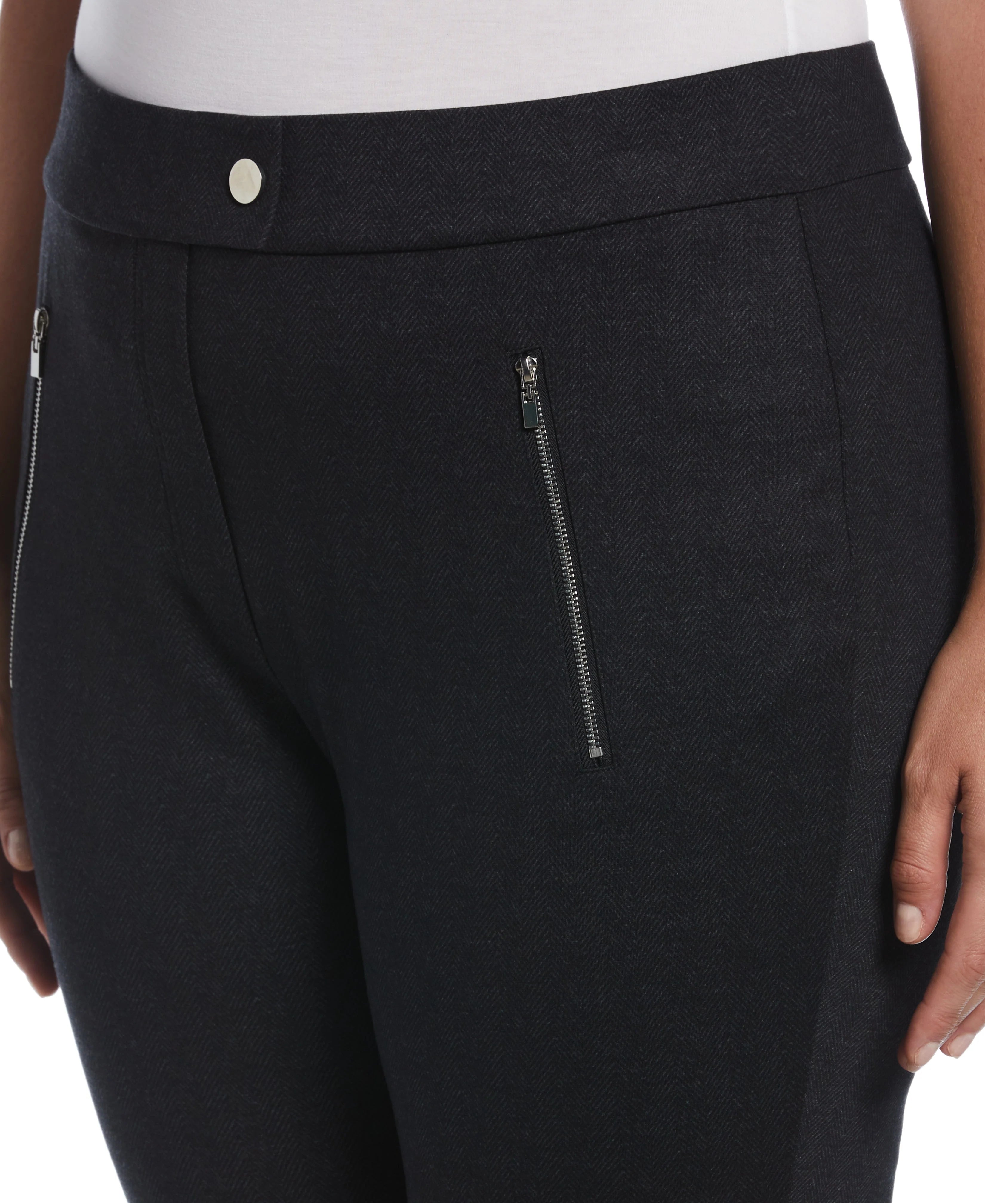 Pull On Pant with Zip Detail