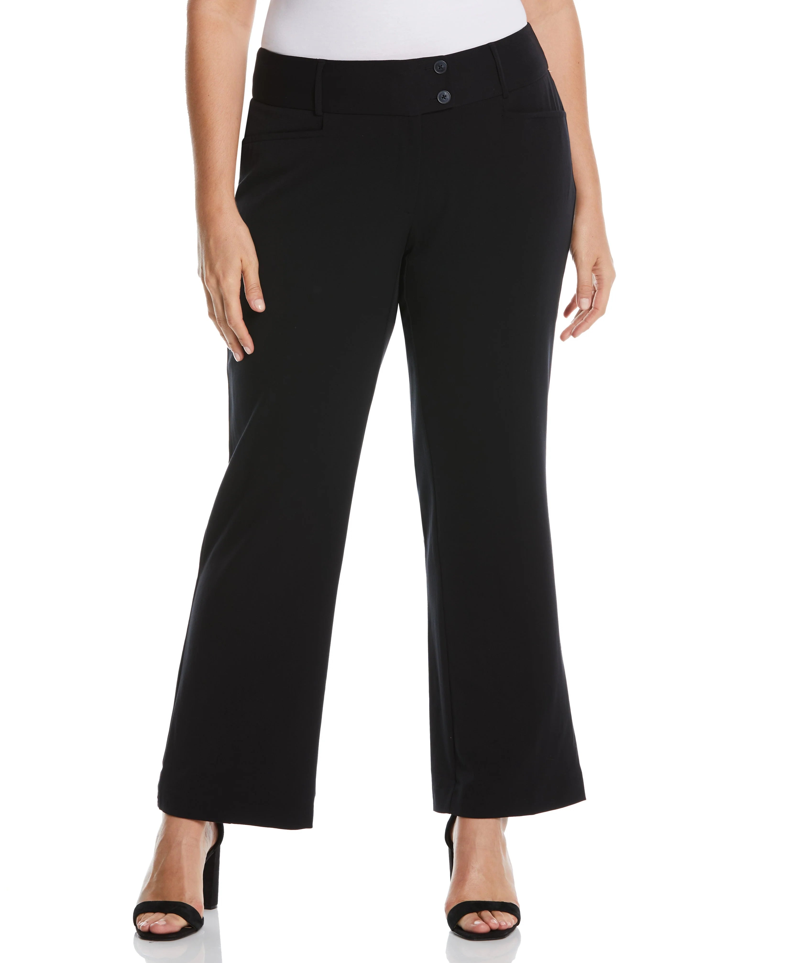 Plus Size Curvy Fit Boot Cut Pant Curvy Fit