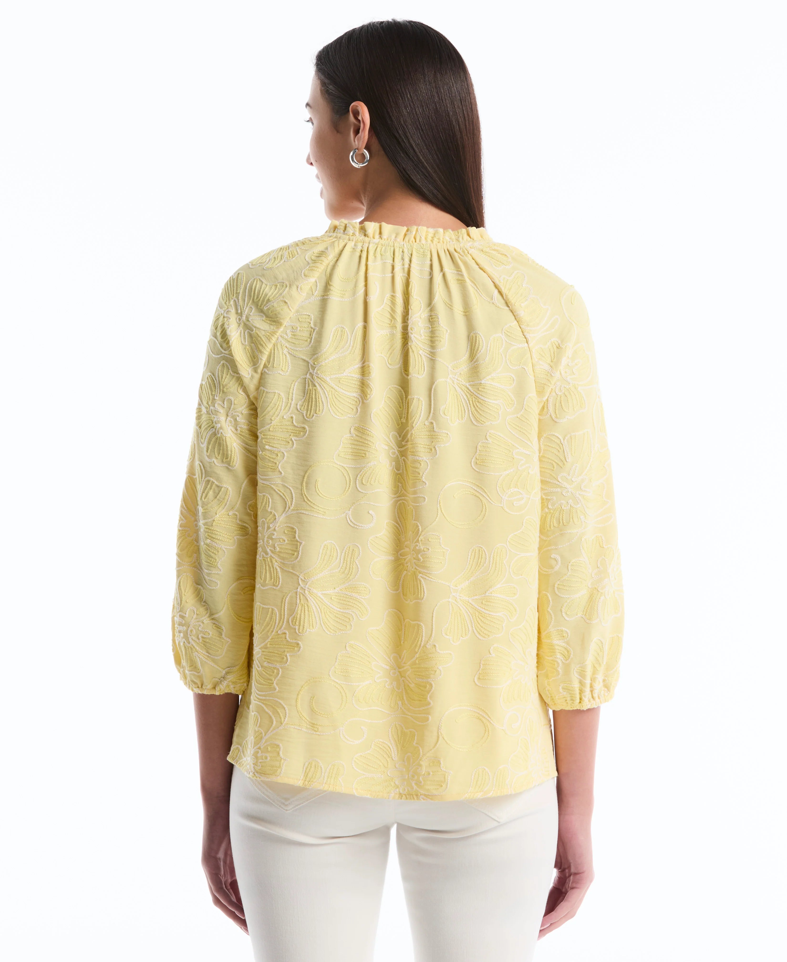 Floral Embroidered Blouse