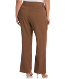 Plus Size Gabardine Bootcut Pant Curvy Fit