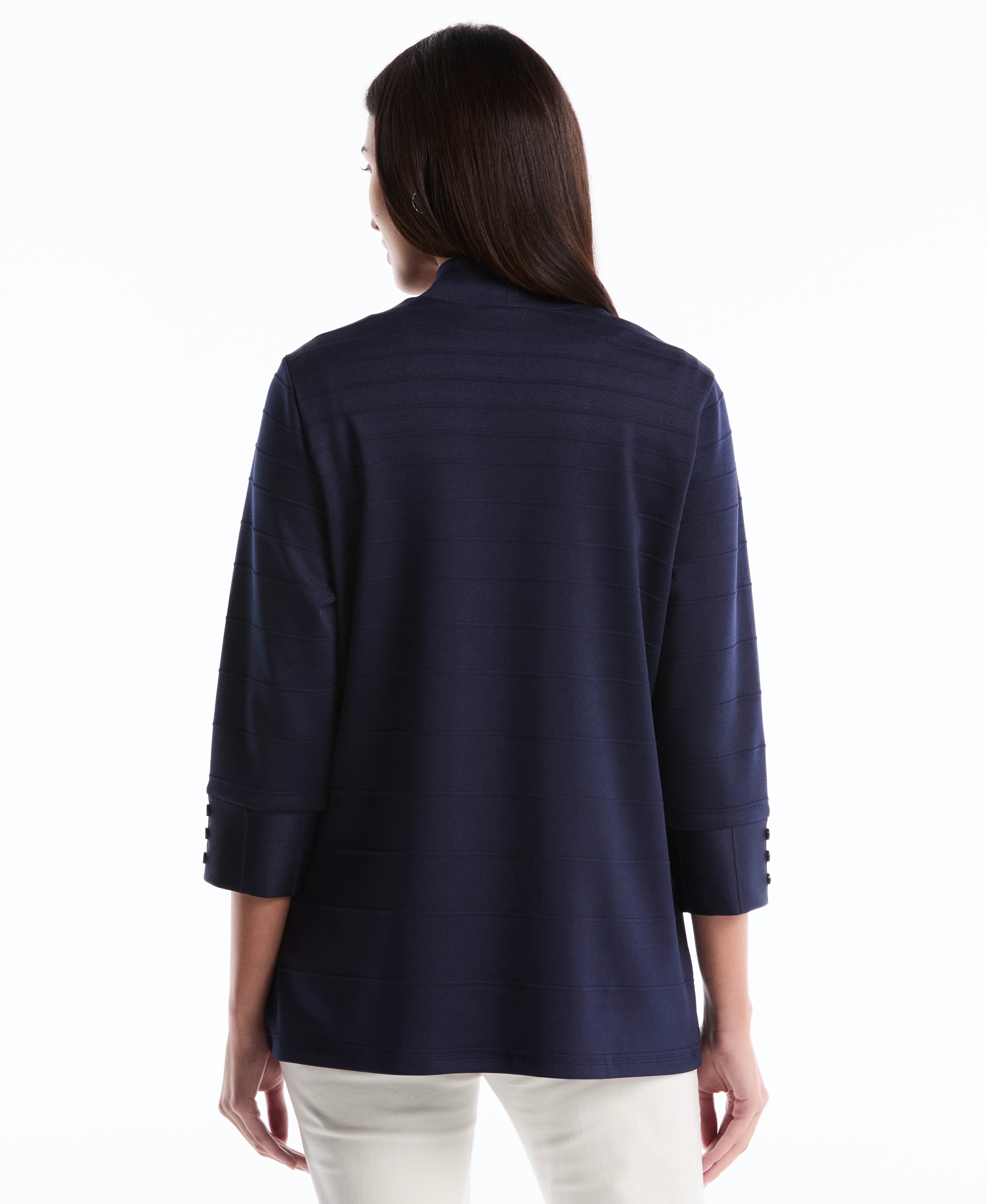 Petite Ottoman Knit Cardigan Sweater