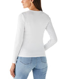 Ribbed Crew Neck Tee