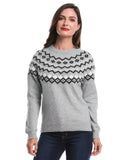 Crew Neck Fair Isle Sweater