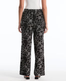 Floral Embroidered Drawstring Pant