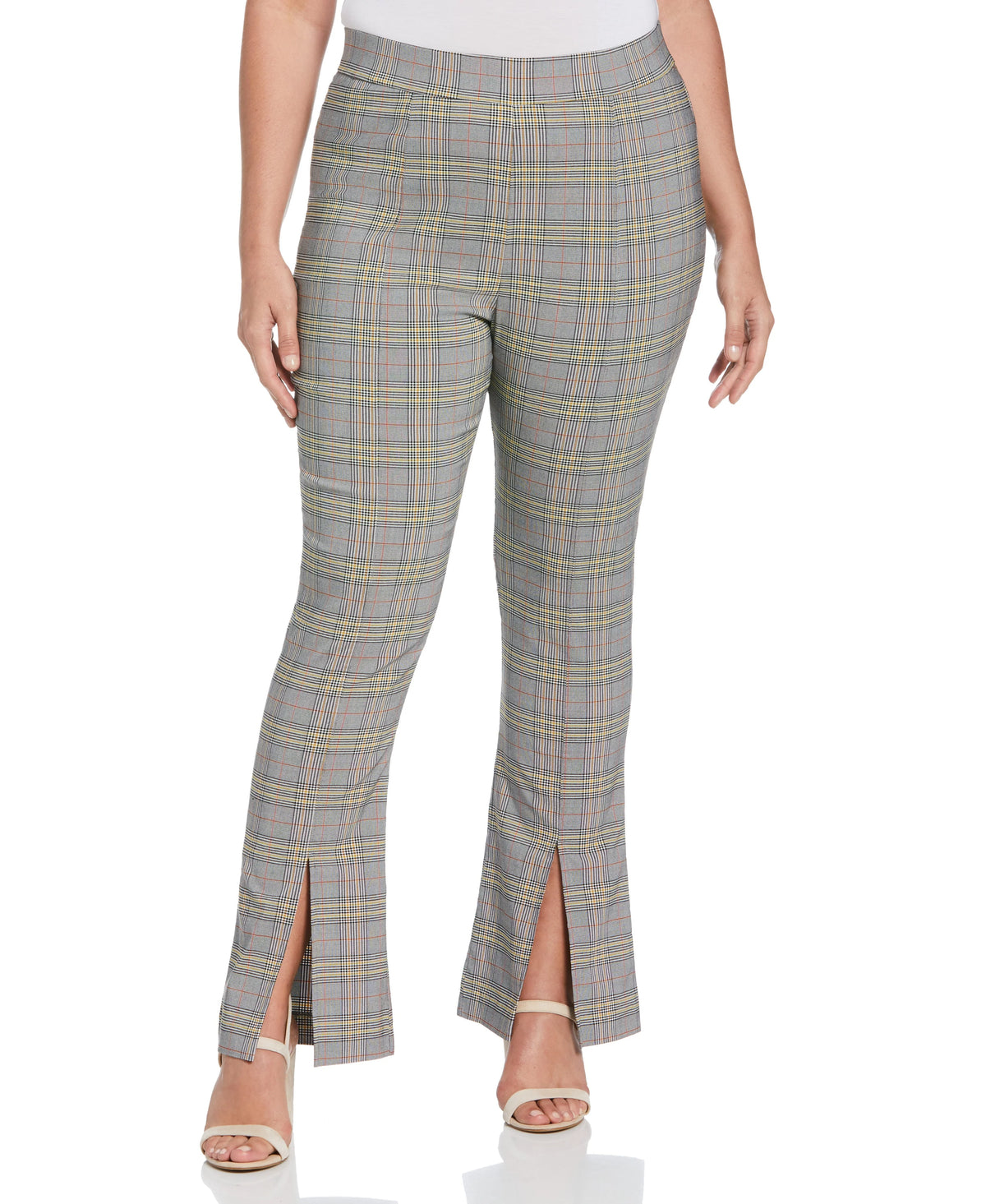 Slit Front Pull On Pant