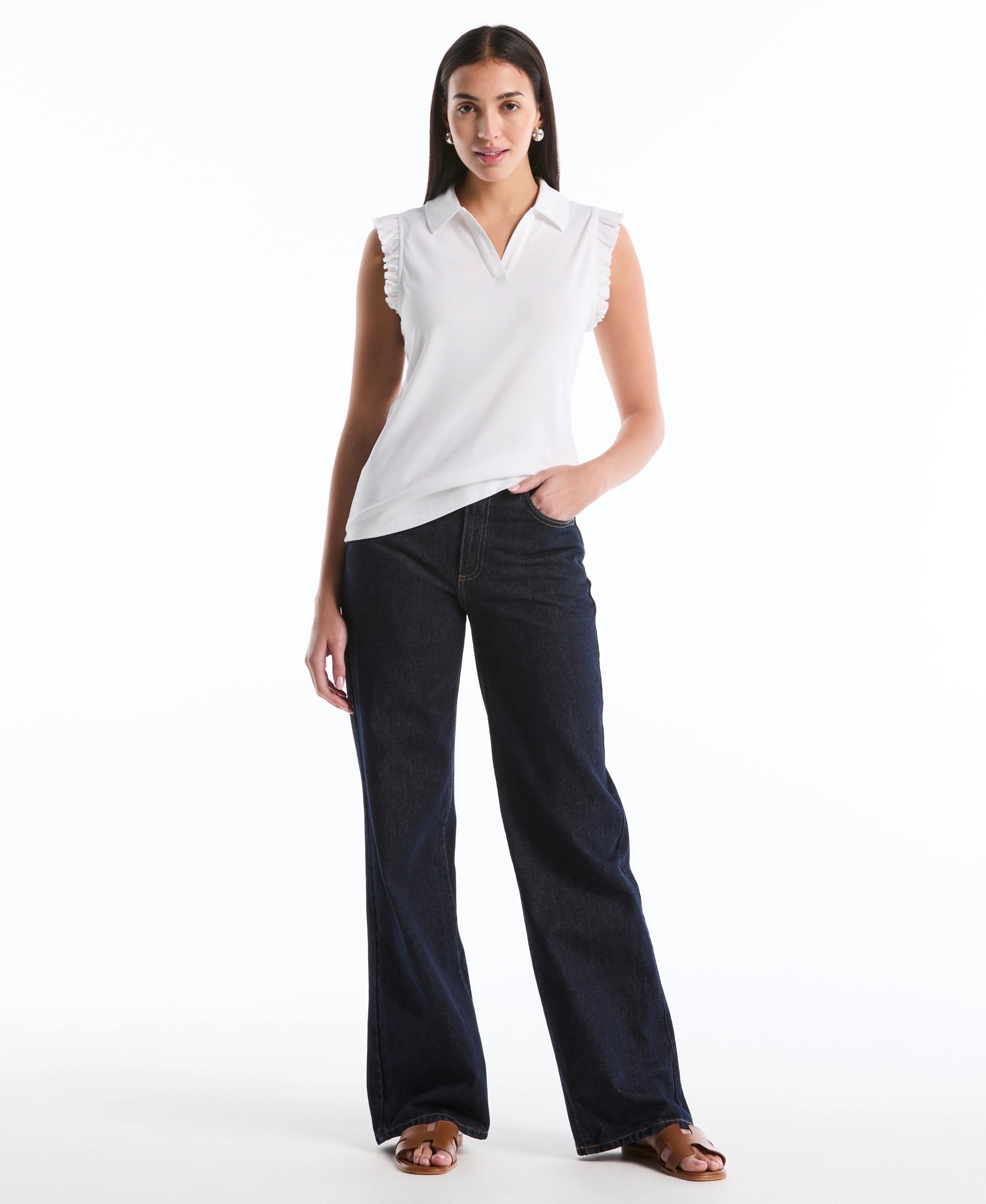Ruffle Polo