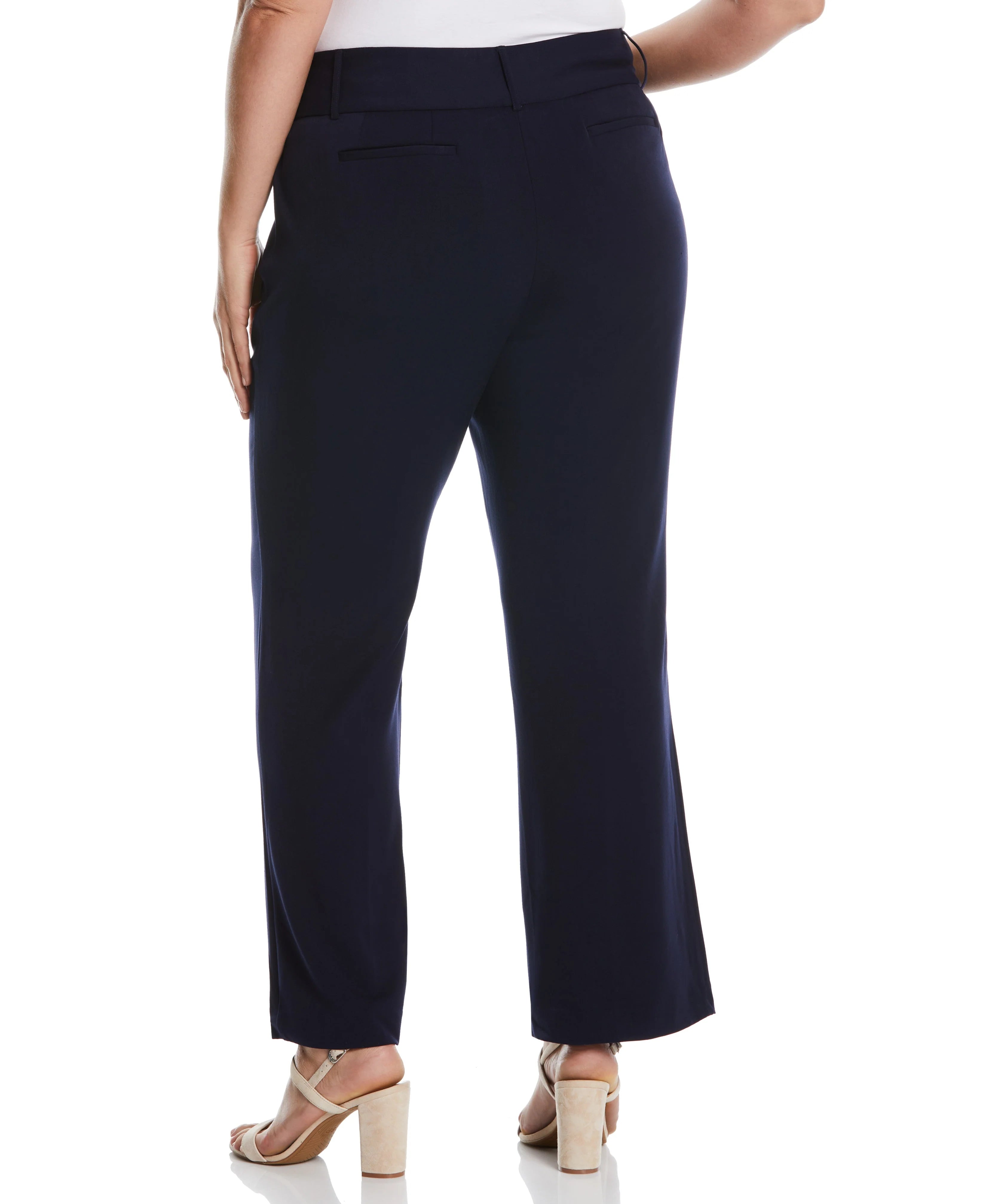 Plus Size Curvy Fit Boot Cut Pant Curvy Fit