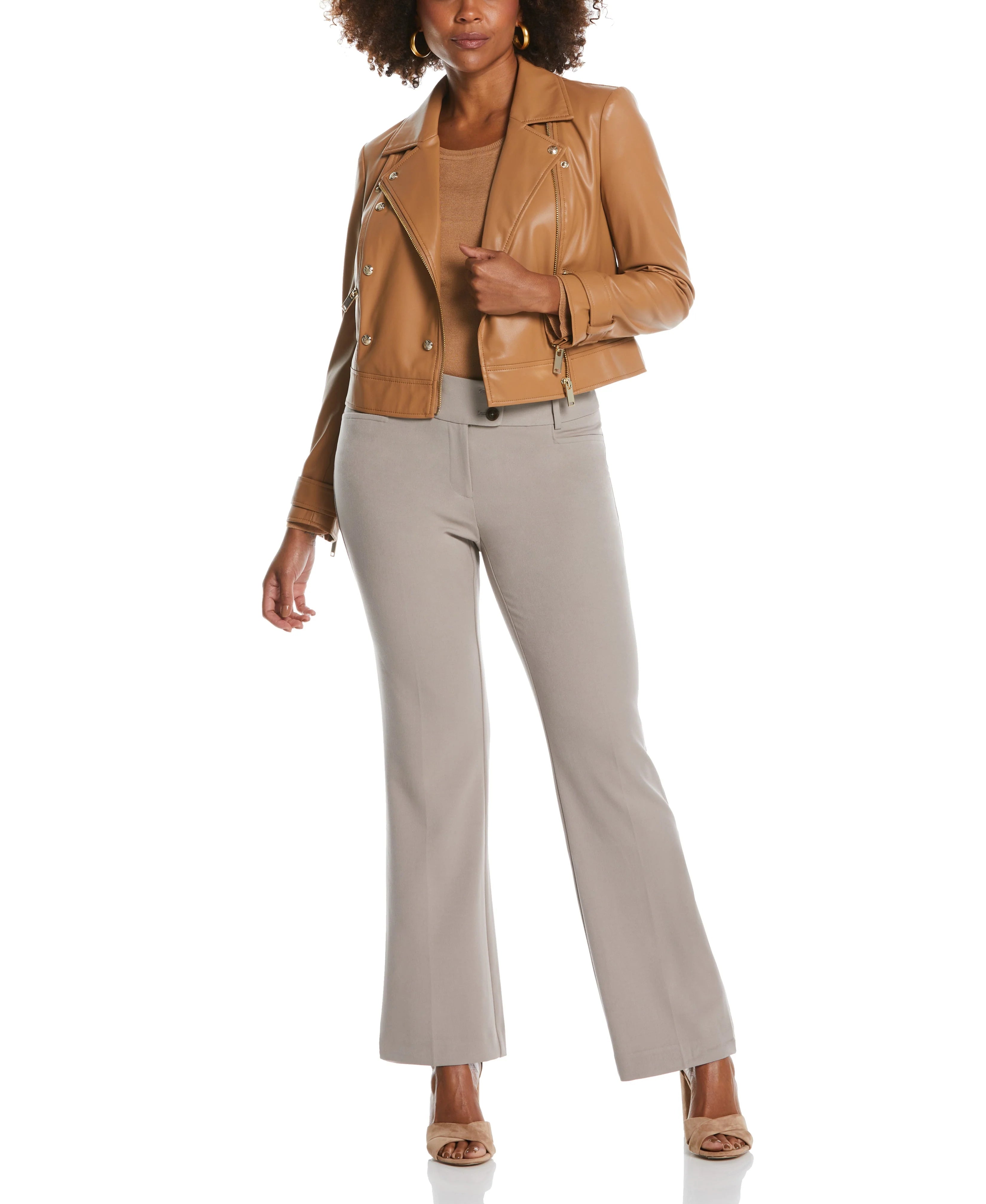 Petite Curvy Fit Boot Cut Pant Curvy Fit 29 inseam
