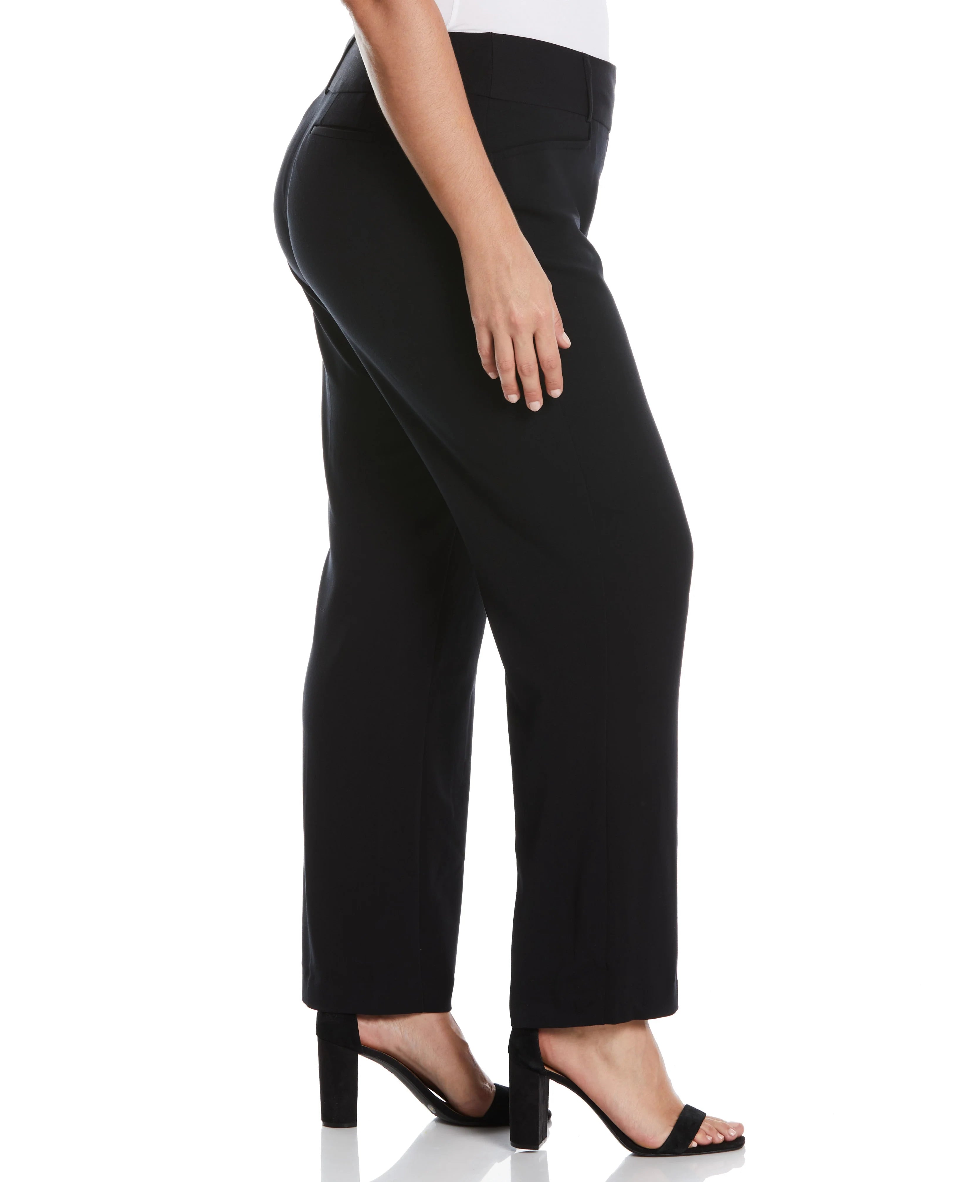 Plus Size Curvy Fit Boot Cut Pant Curvy Fit