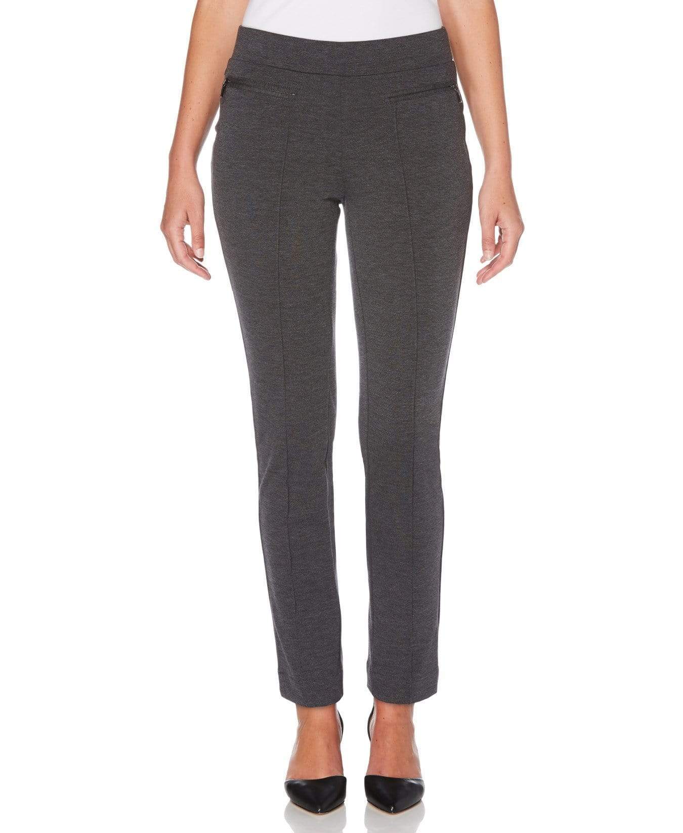 Ponte Knit Slim Leg Pant Comfort Fit