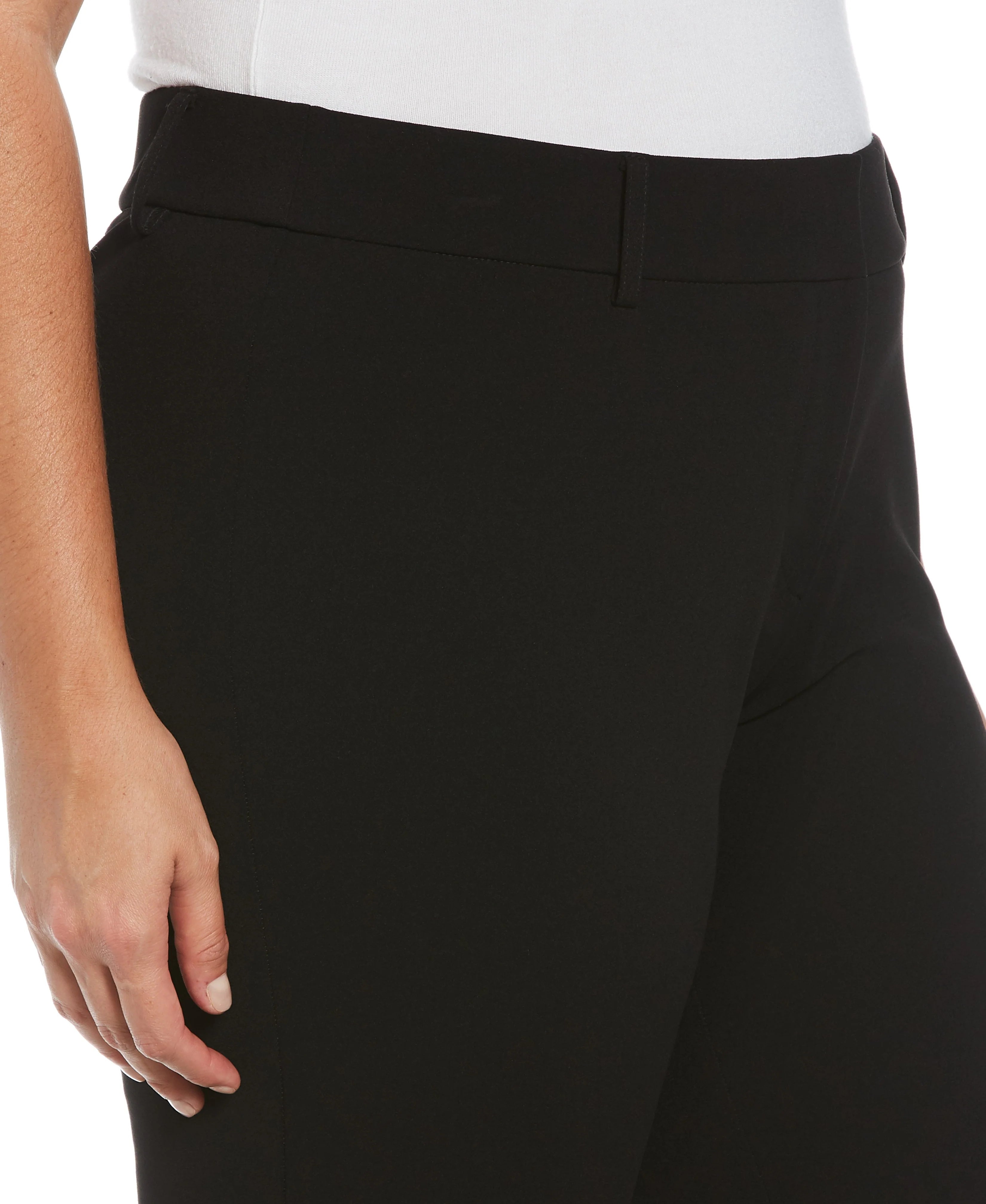 Plus Size Stretch Crepe Pant Classic Fit