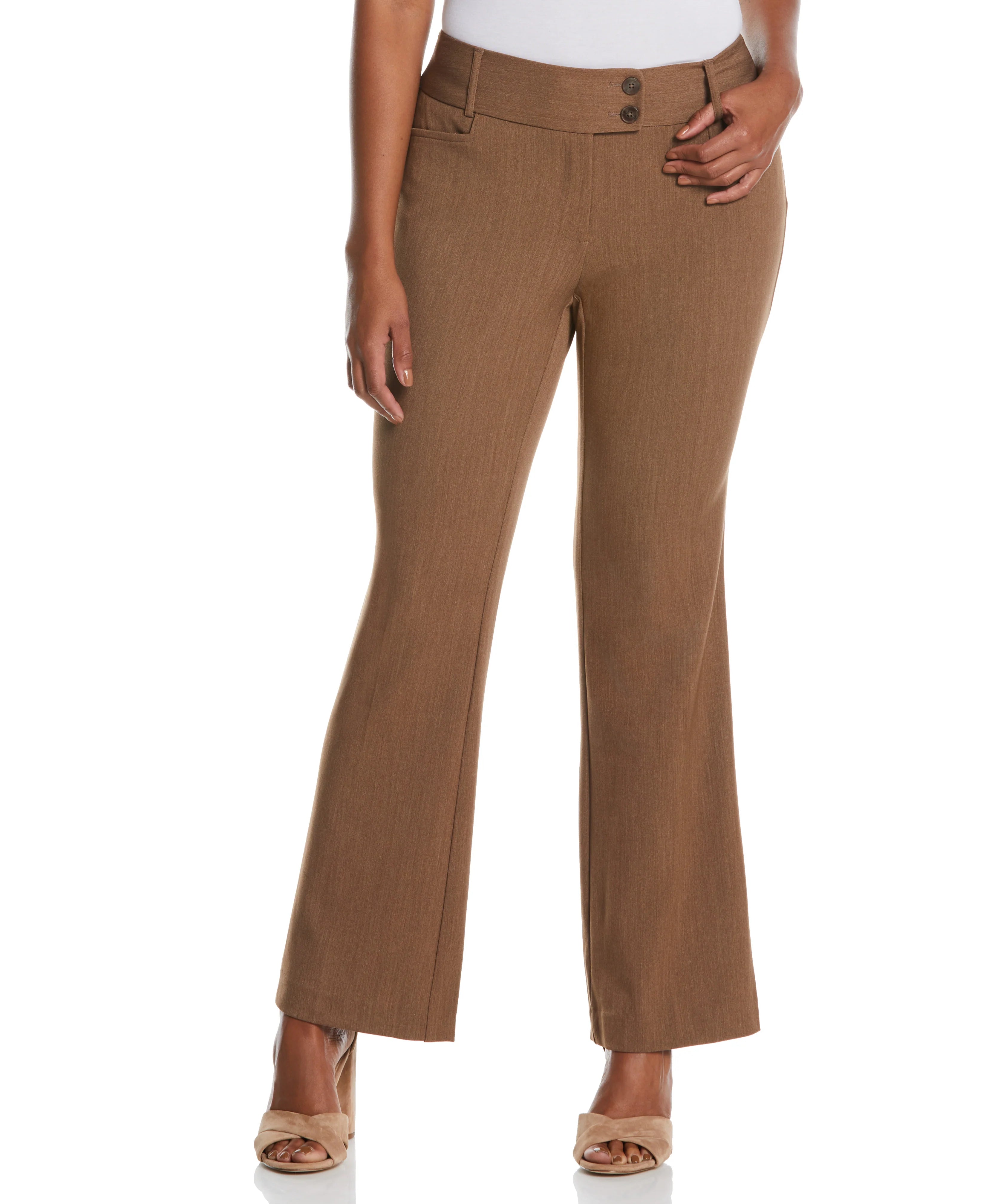 Petite Curvy Fit Boot Cut Pant Curvy Fit 29 inseam