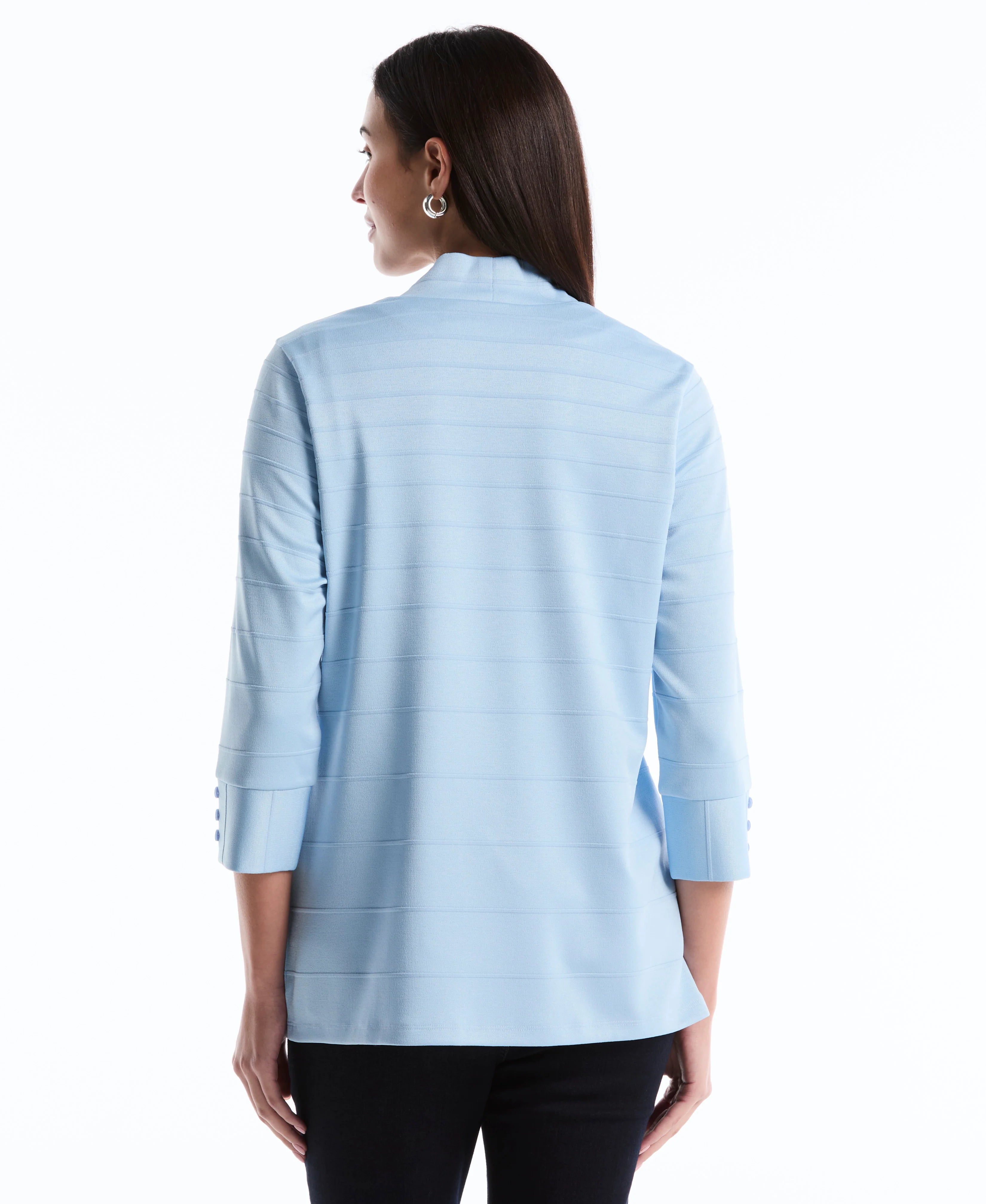Ottoman Knit Cardigan Sweater